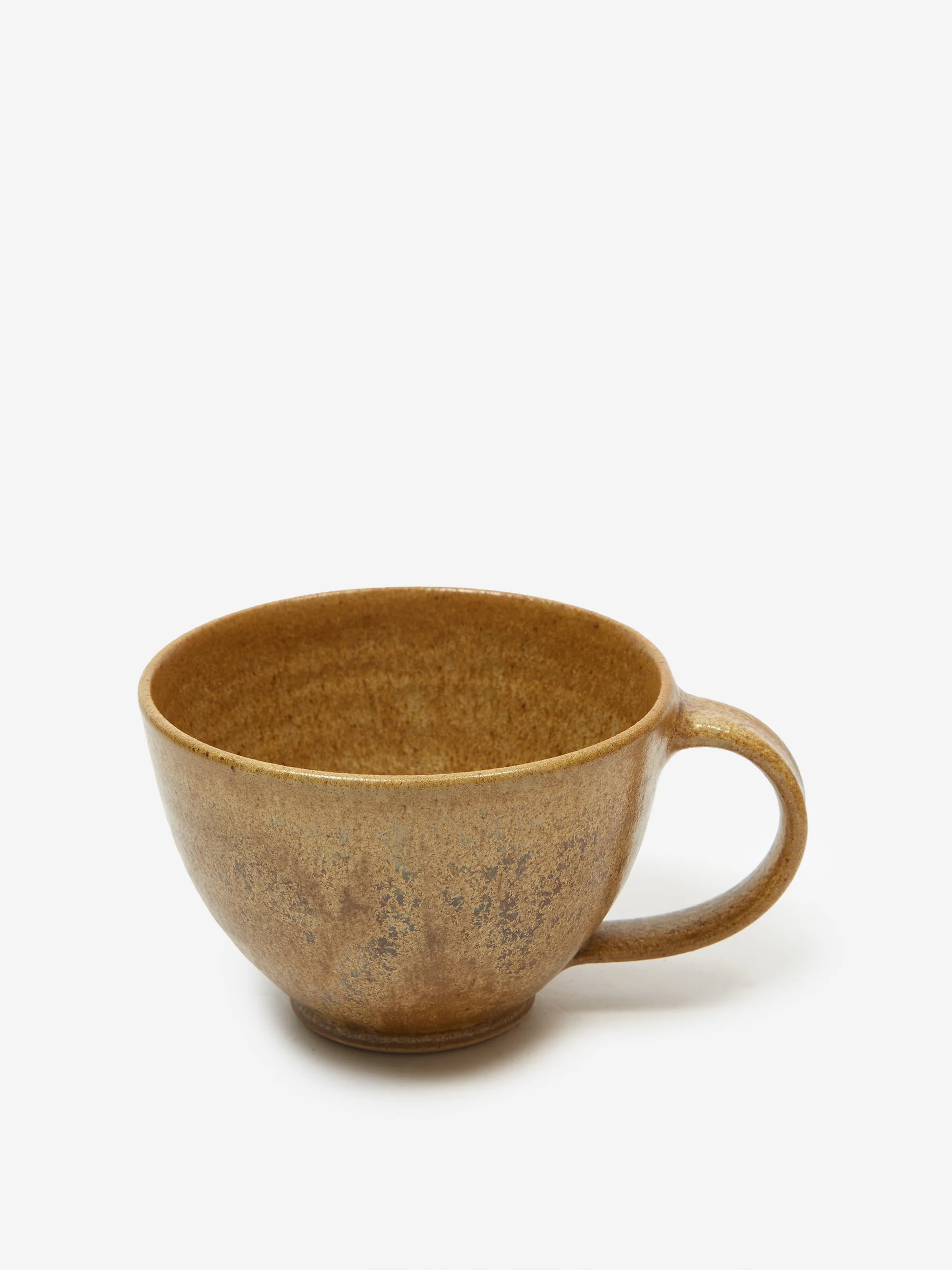 Pottery West Stoneware Curved Mug - Ochre - Image 4