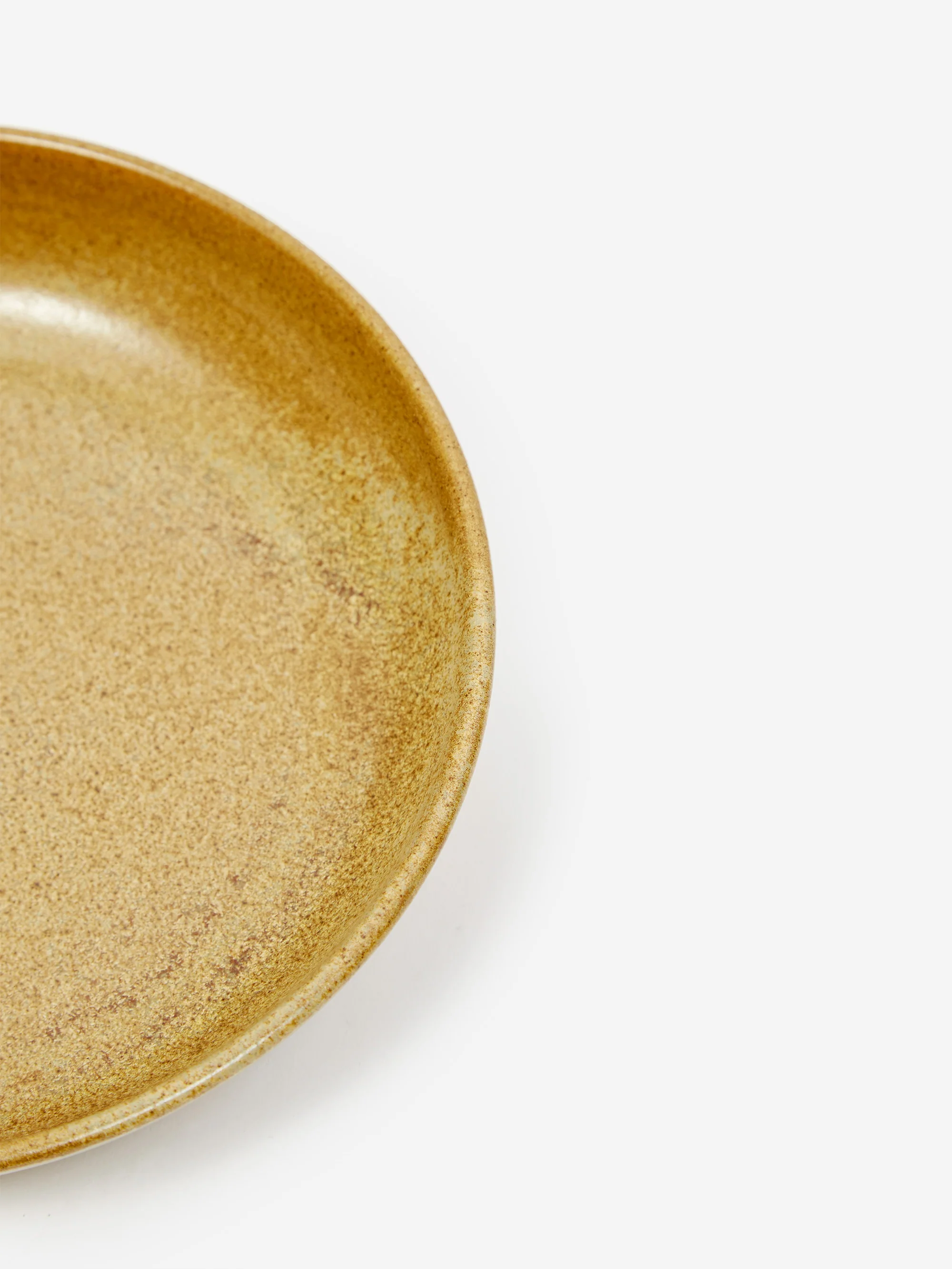 Pottery West Stoneware Dinner Bowl - Ochre - Image 2