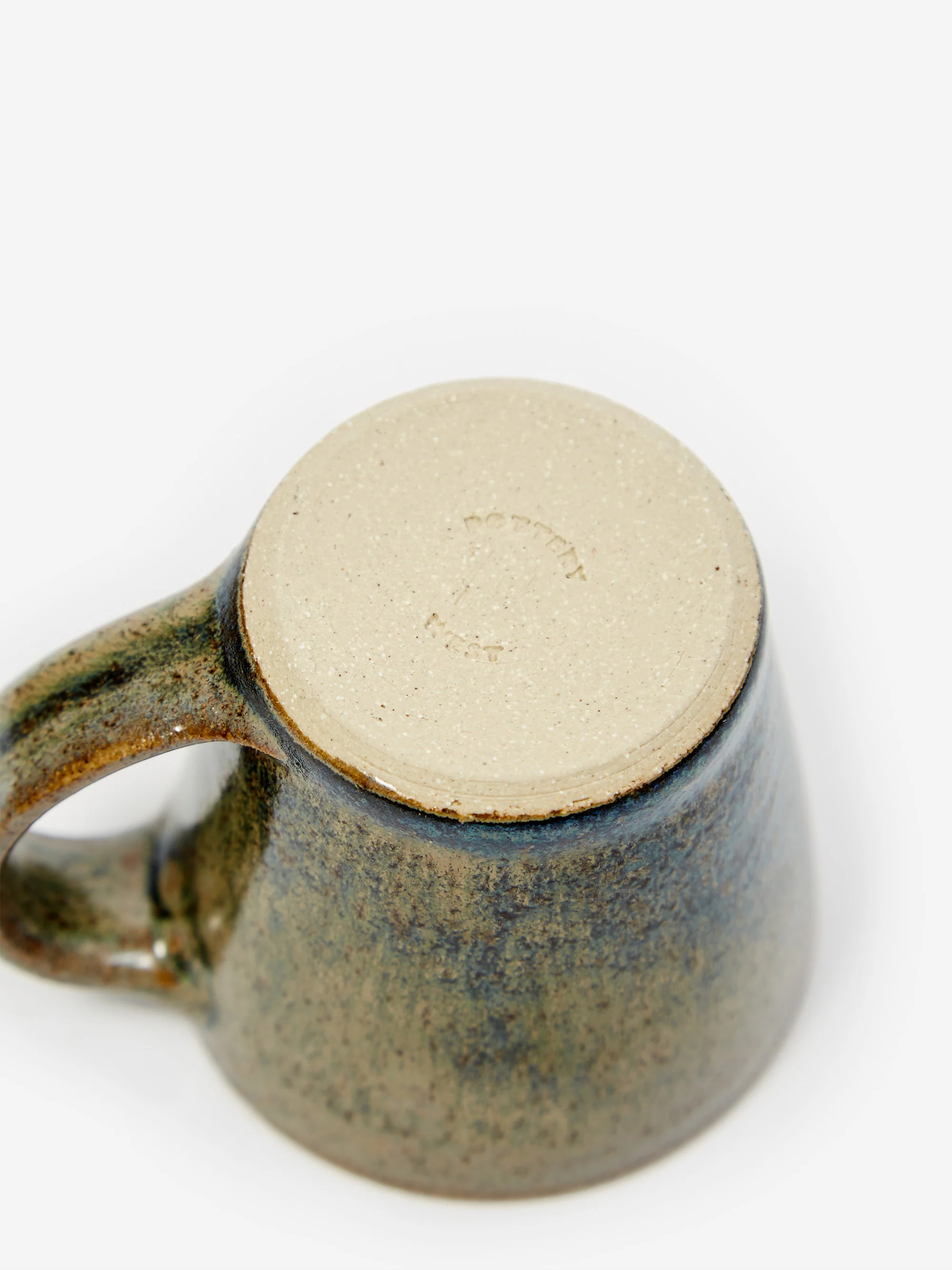 Pottery West Stoneware Espresso Cup - Olive - Image 3
