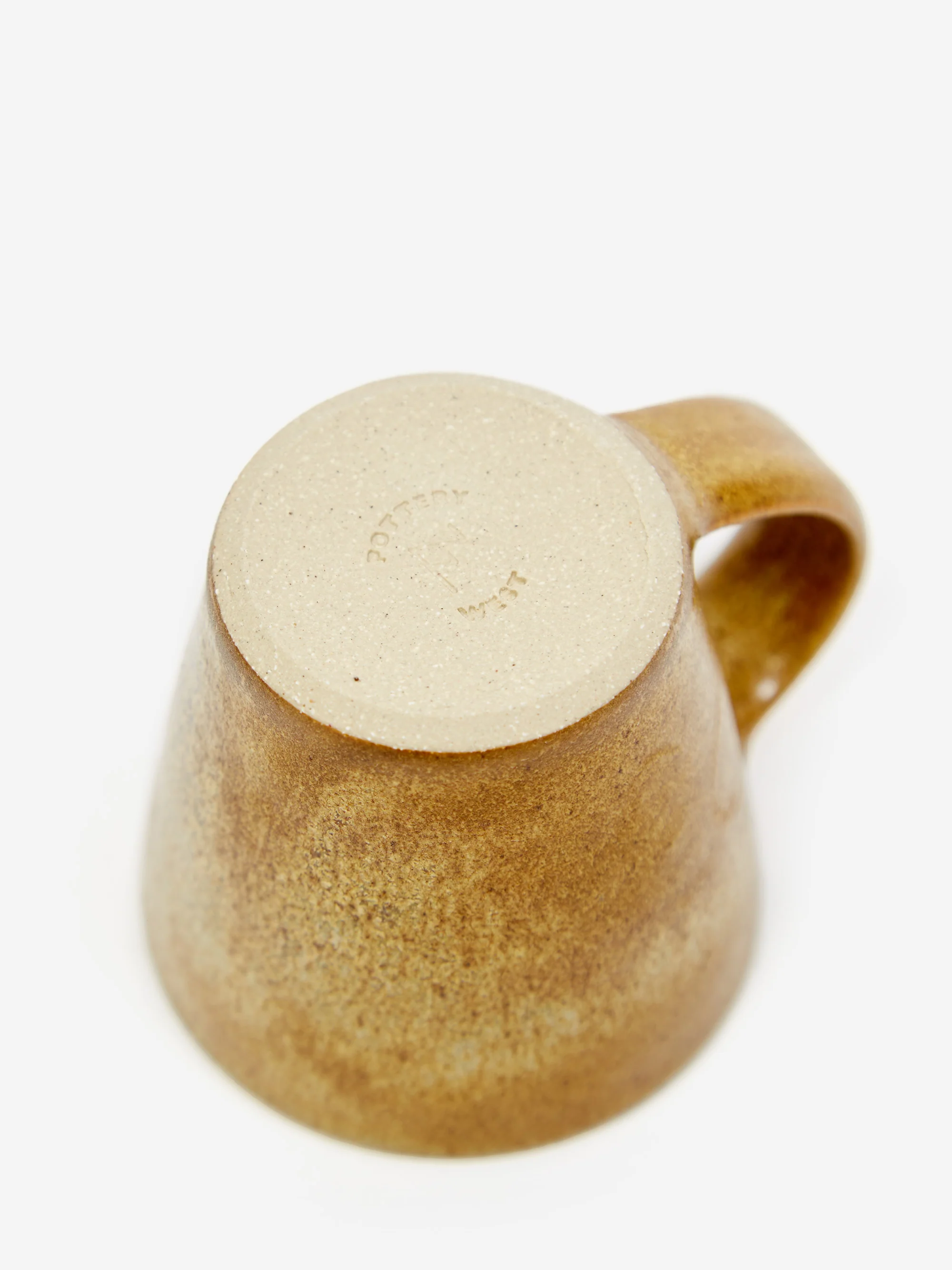 Pottery West Stoneware Espresso Cup - Ochre - Image 4
