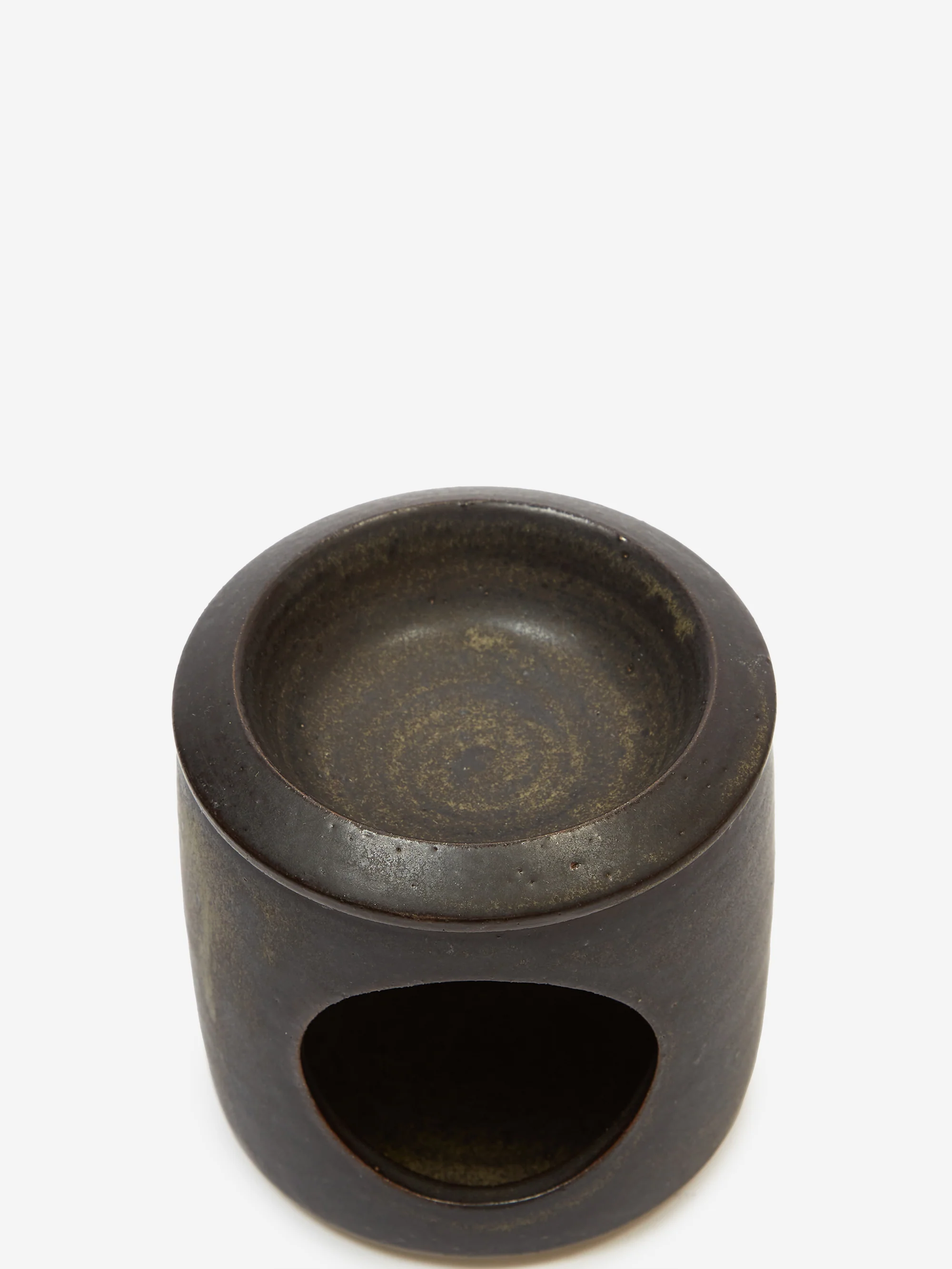 Pottery West Stoneware Oil Burner - Charcoal - Image 2
