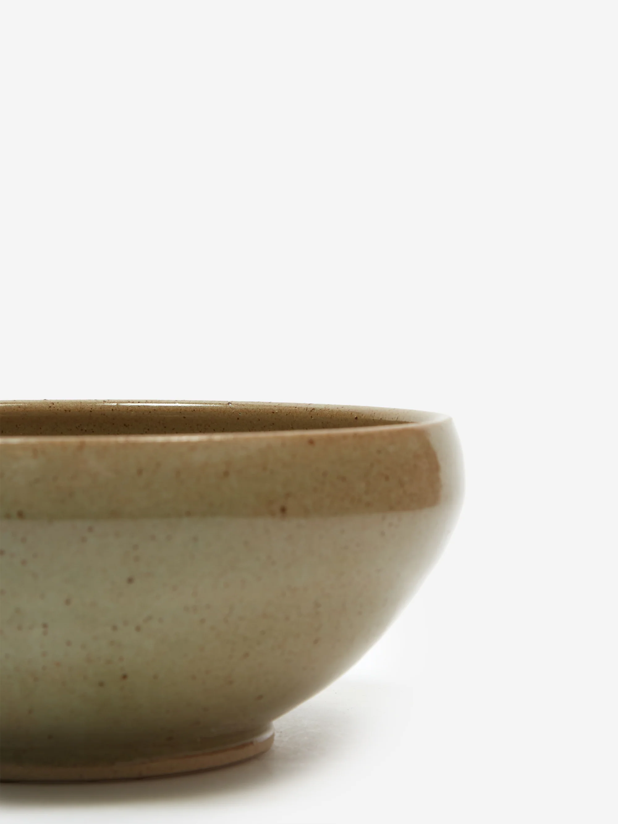 Pottery West Stoneware Ramen Bowl - Olive - Image 2