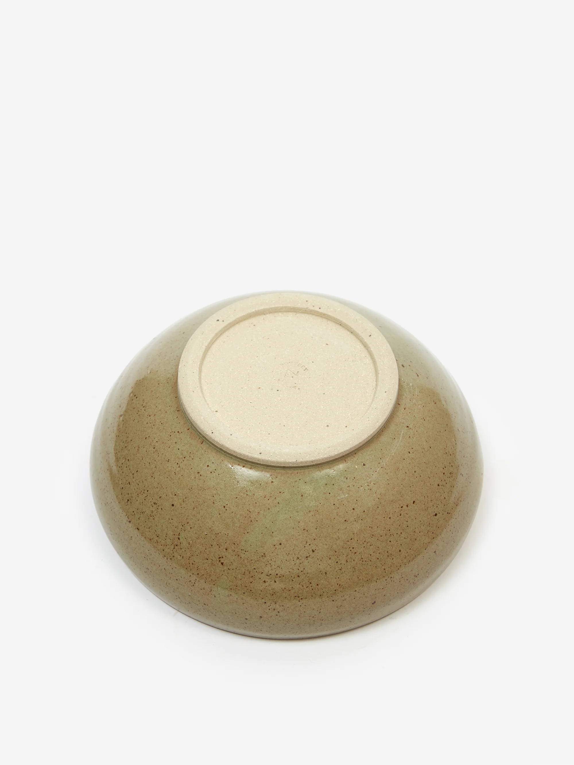 Pottery West Stoneware Ramen Bowl - Olive - Image 4