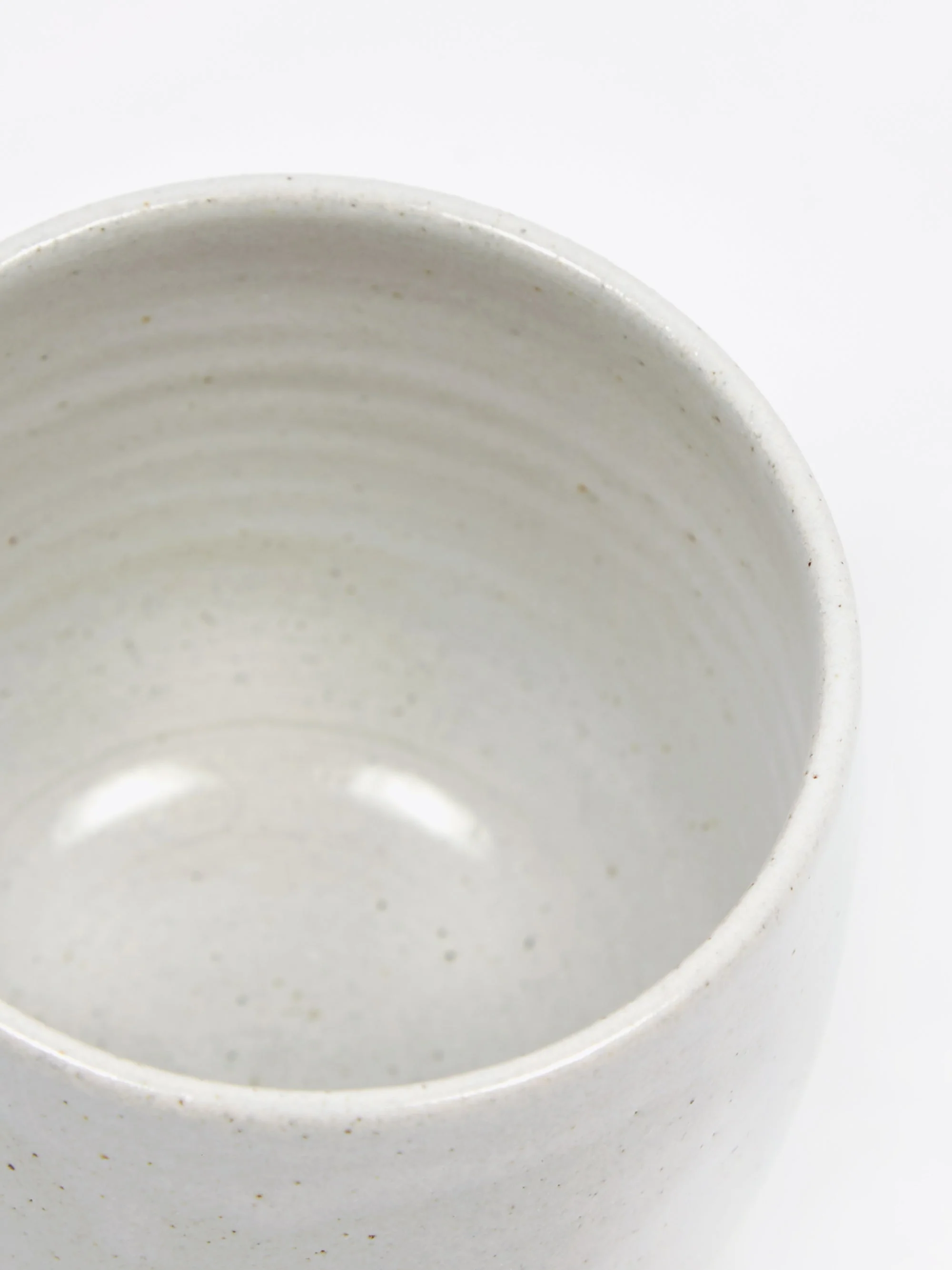 Pottery West Tea Bowl - White - Image 4