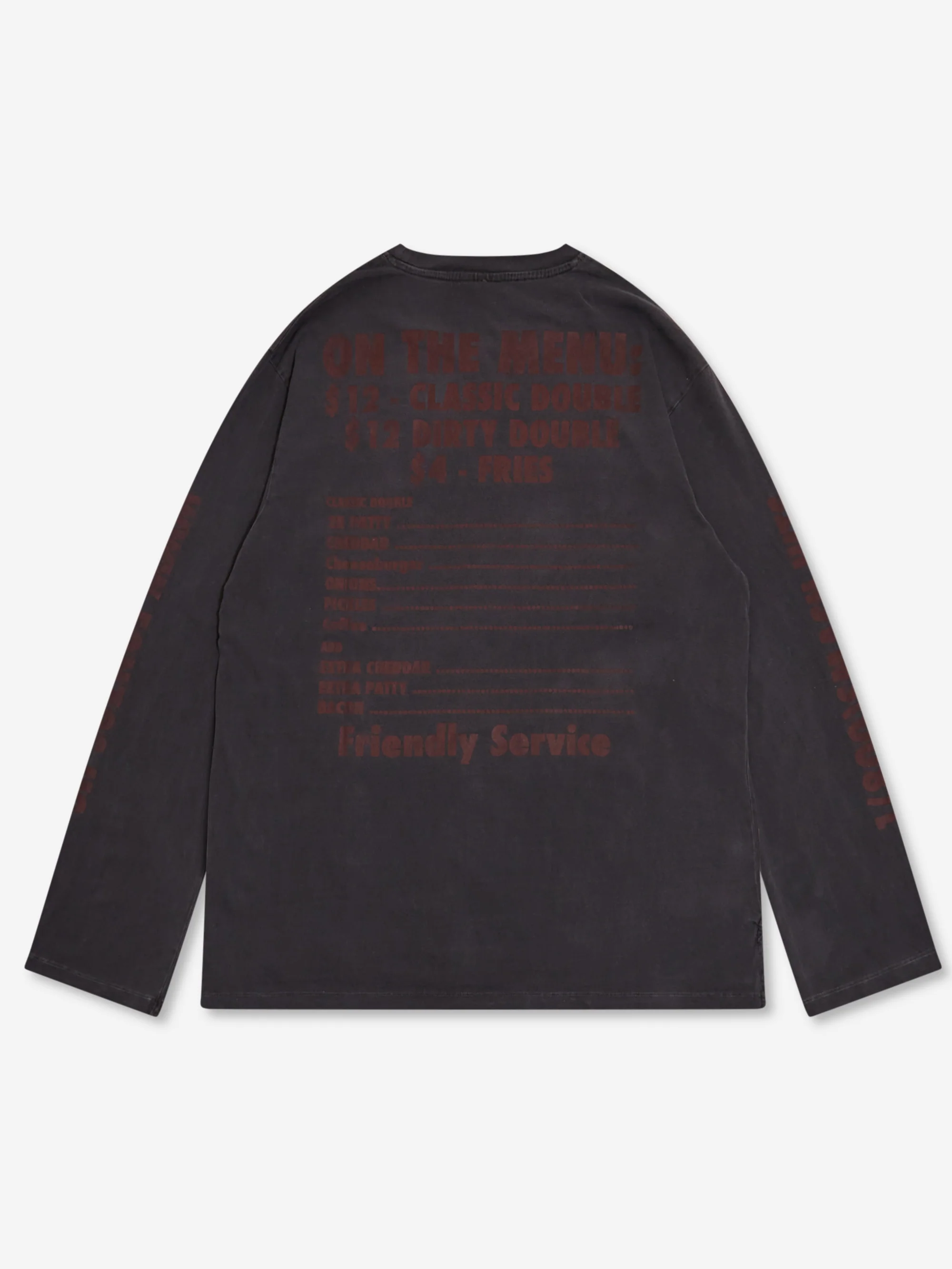 Public Possession Fonzo's Longsleeve - Charcoal - Image 3