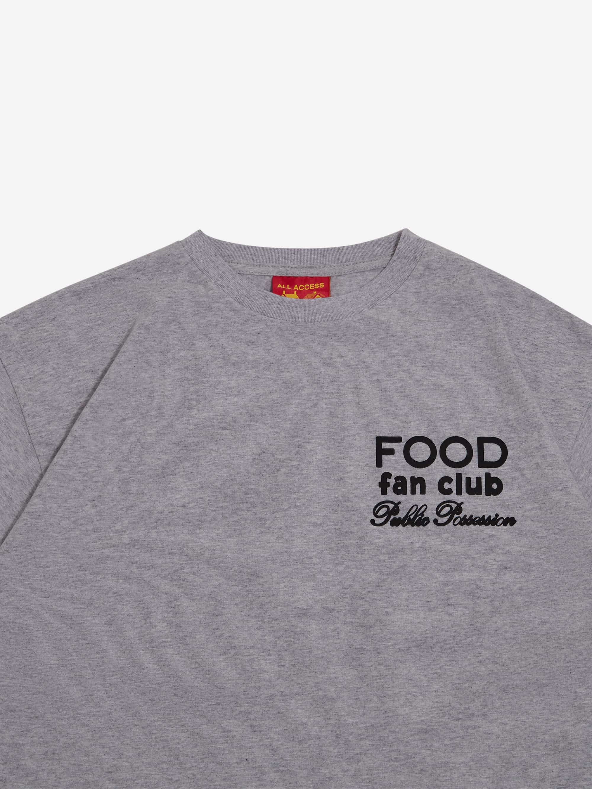 Public Possession Foodclub Tee - Heather Grey - Image 2