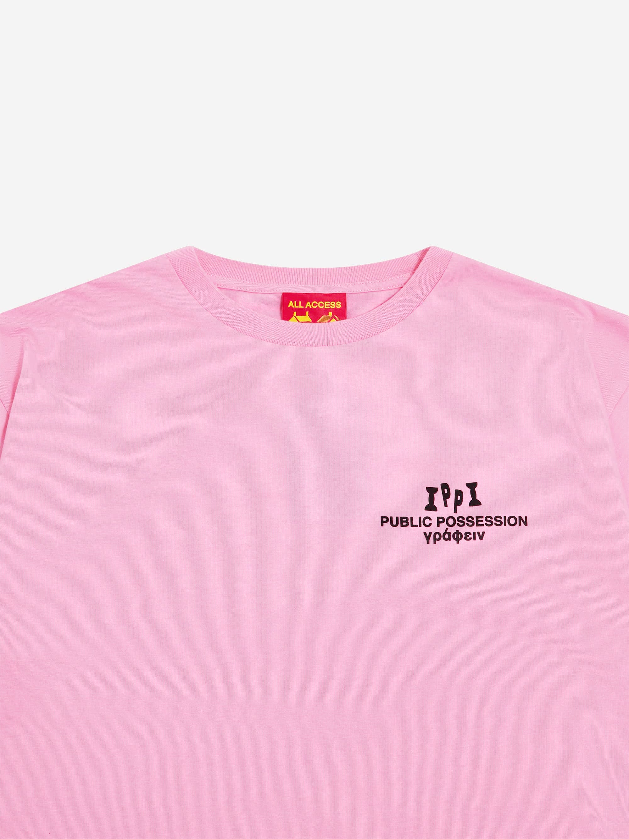 Public Possession Hieroglyph Bär Tee - Pink - Image 2