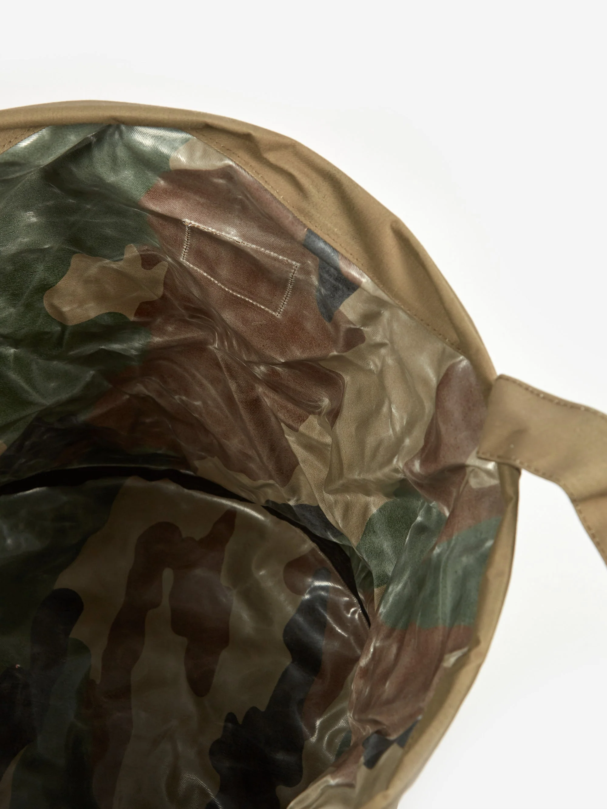 Puebco Laminated Fabric Organiser Round Large - Olive - Image 4
