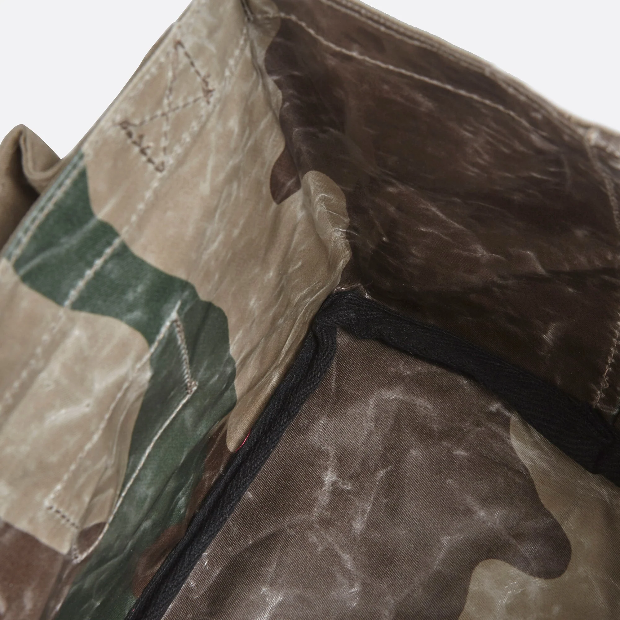 Puebco Laminated Fabric Organiser Square Small - Olive - Image 5