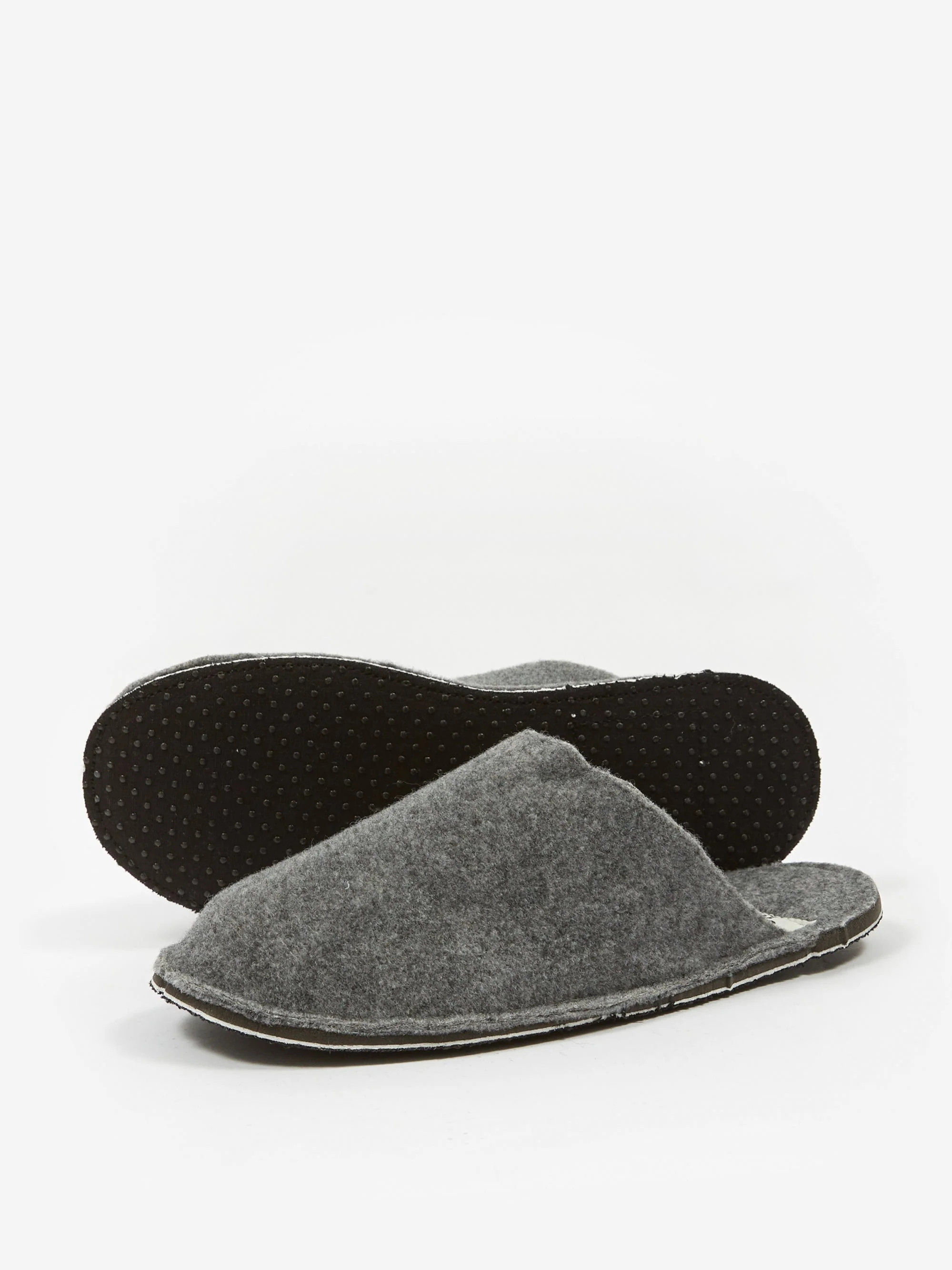 Puebco Light Grey Wool Slipper - Small (UK3-6) - Image 8