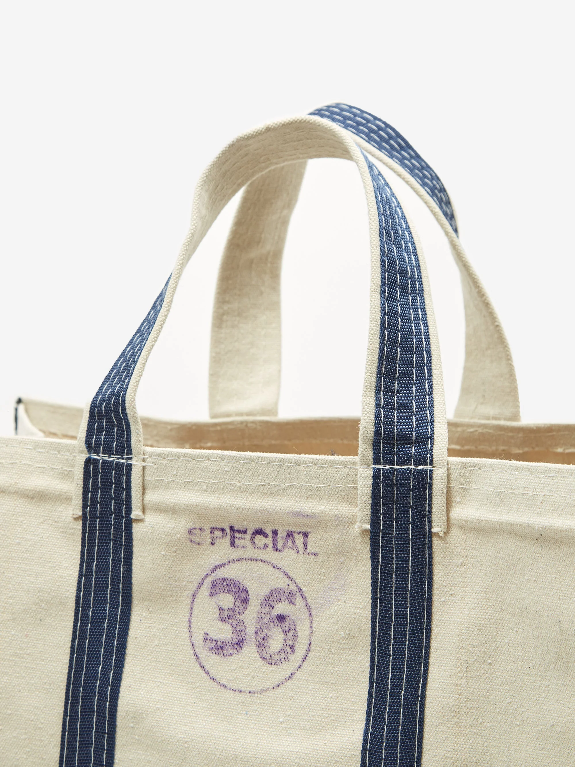 Puebco Market Tote Bag 36 - Off White - Image 4