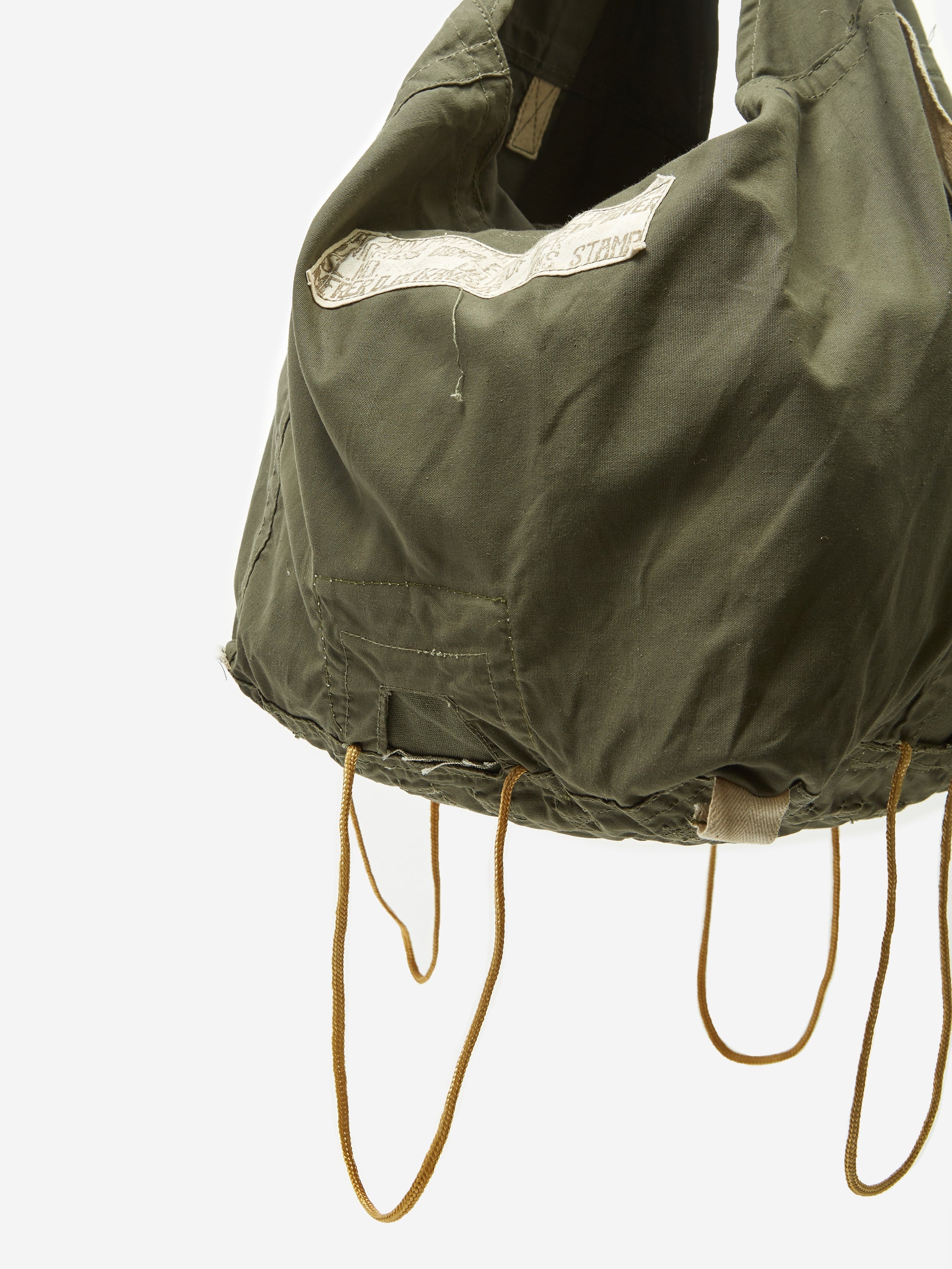 Puebco Parachute Fabric Shoulder Bag - Olive - Image 5