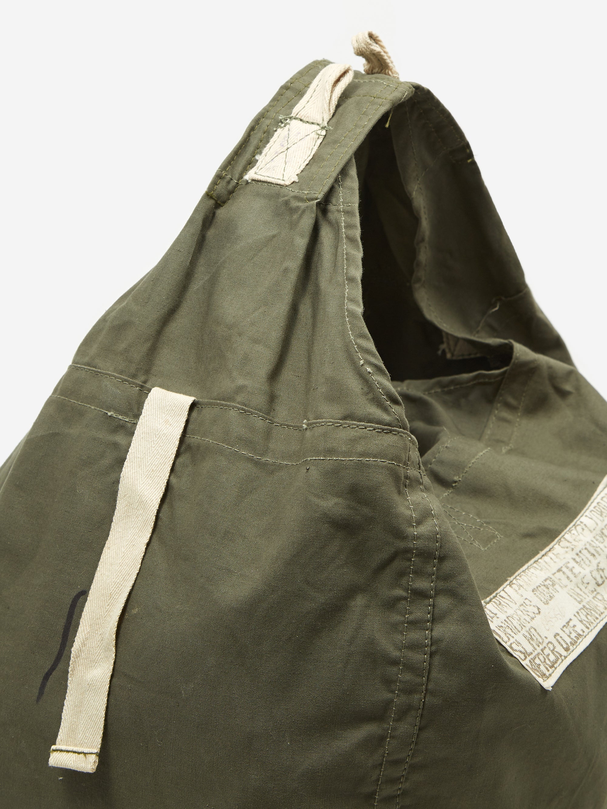 Puebco Parachute Fabric Shoulder Bag - Olive - Image 6