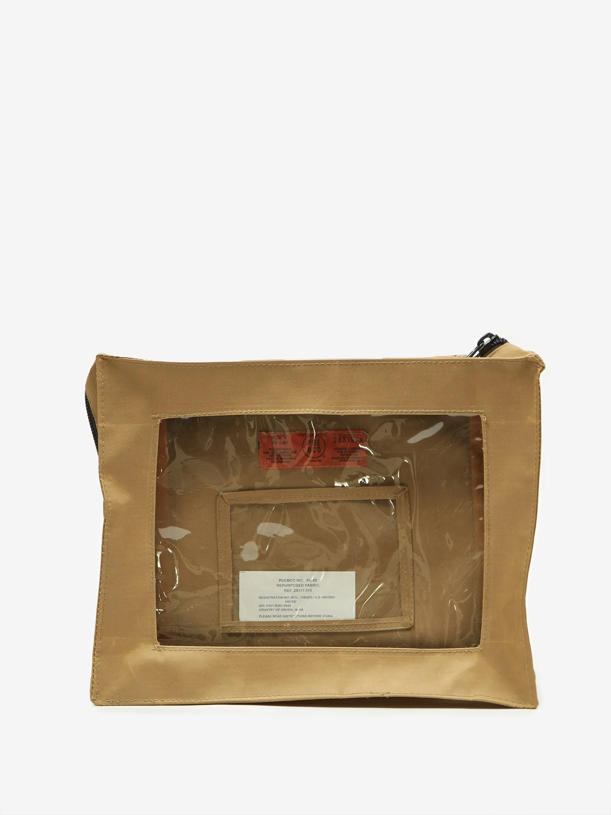 Puebco Rubberised Fabric Flight Pouch - Khaki Mix - Image 2