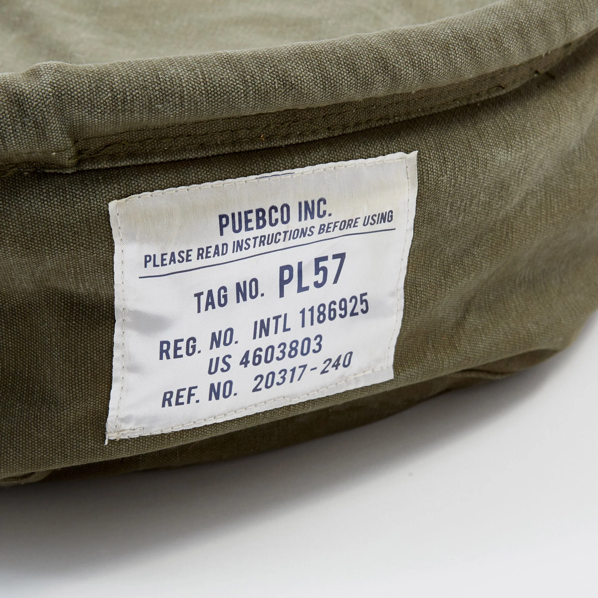 Puebco Vintage Tent Fabric Pet Bed - Small - Image 5