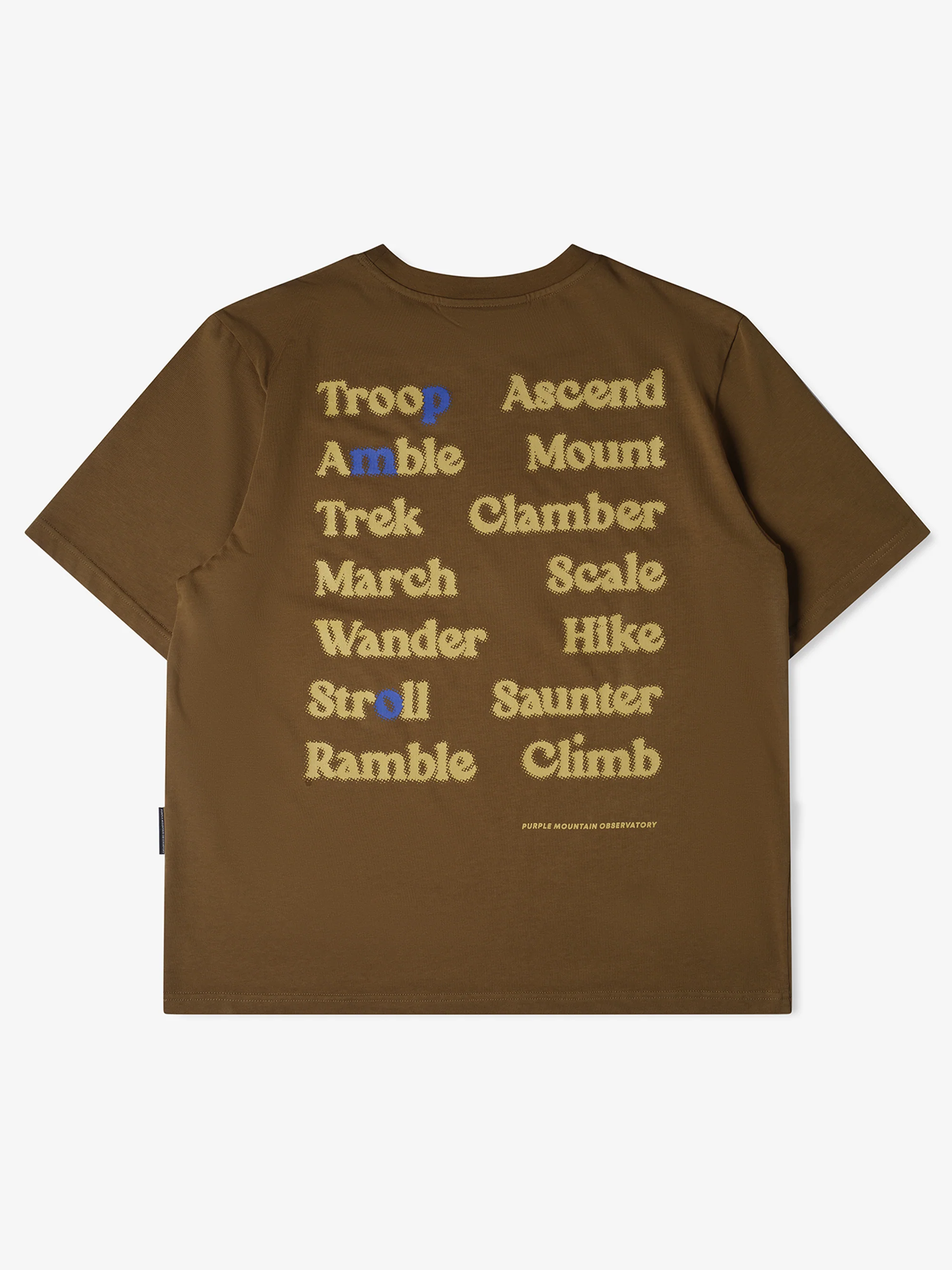 Purple Mountain Observatory Ascend SS T-Shirt - Dark Olive - Image 2