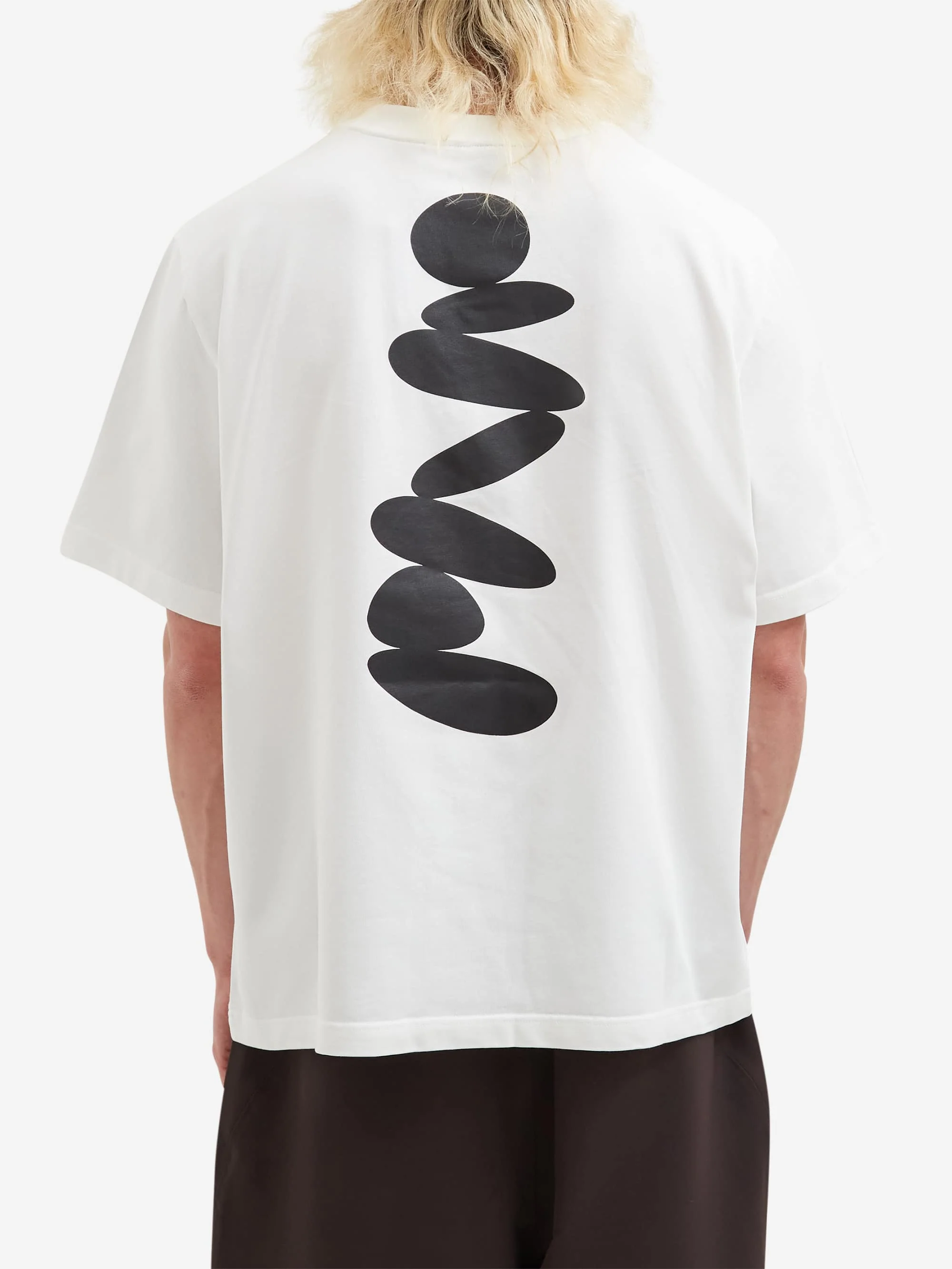 Purple Mountain Observatory Boulders Tee - White - Image 5