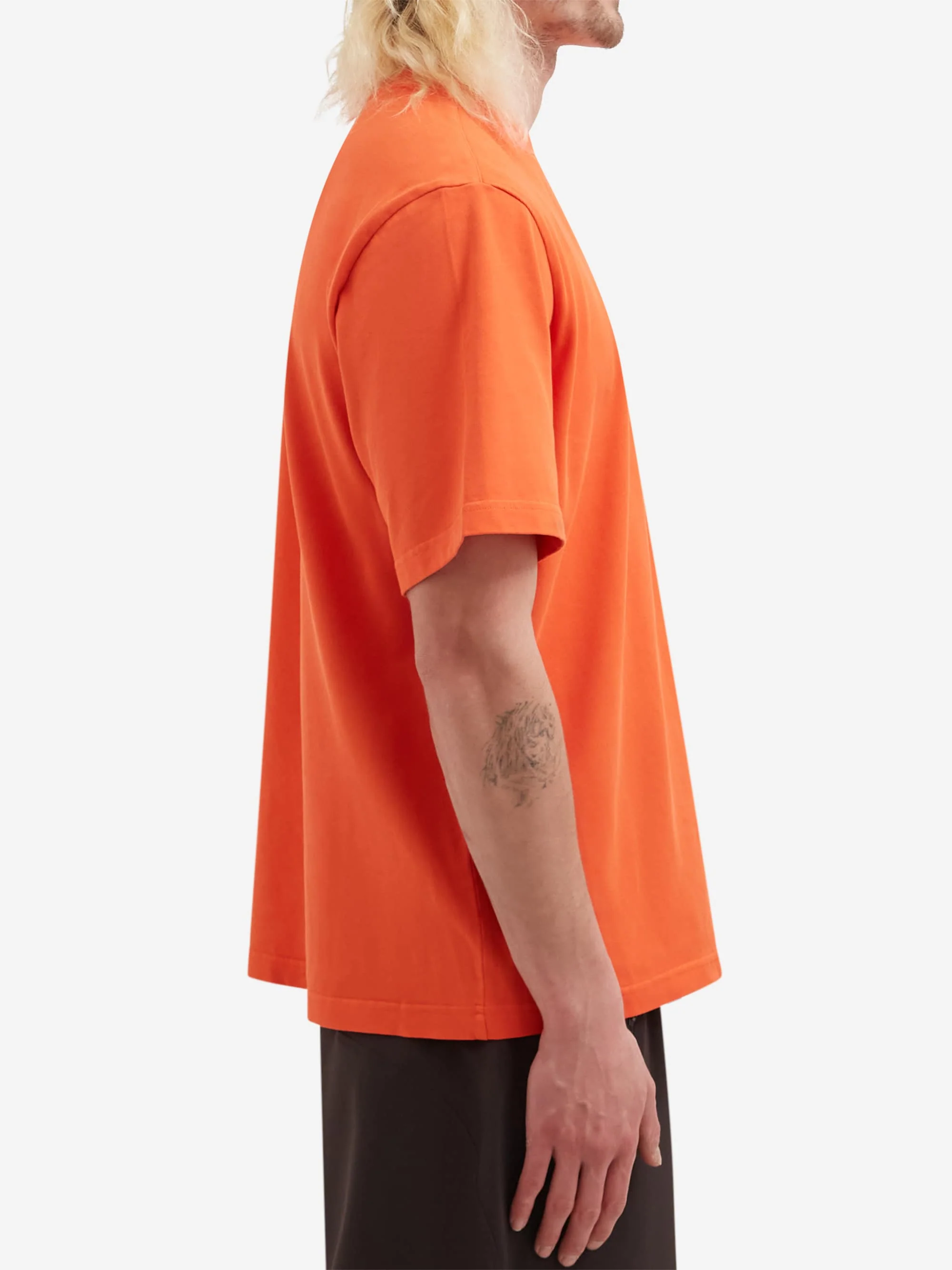Purple Mountain Observatory Globe SS Tee - Orange - Image 4