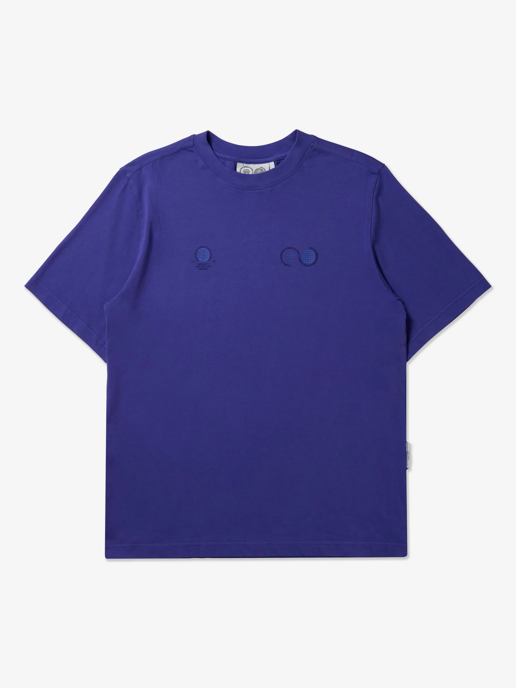 Purple Mountain Observatory Globe SS Tee - Purple