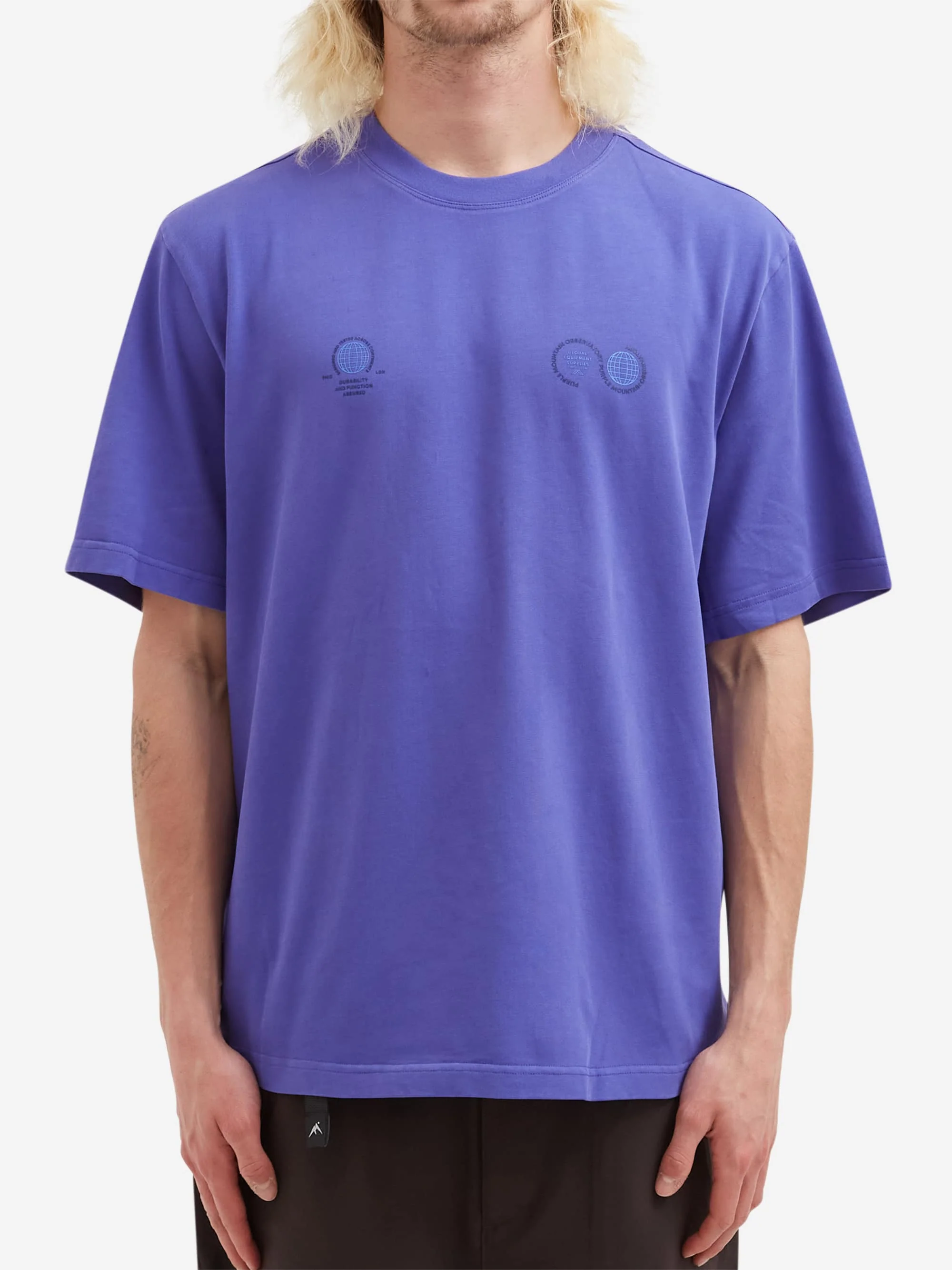 Purple Mountain Observatory Globe SS Tee - Purple - Image 2