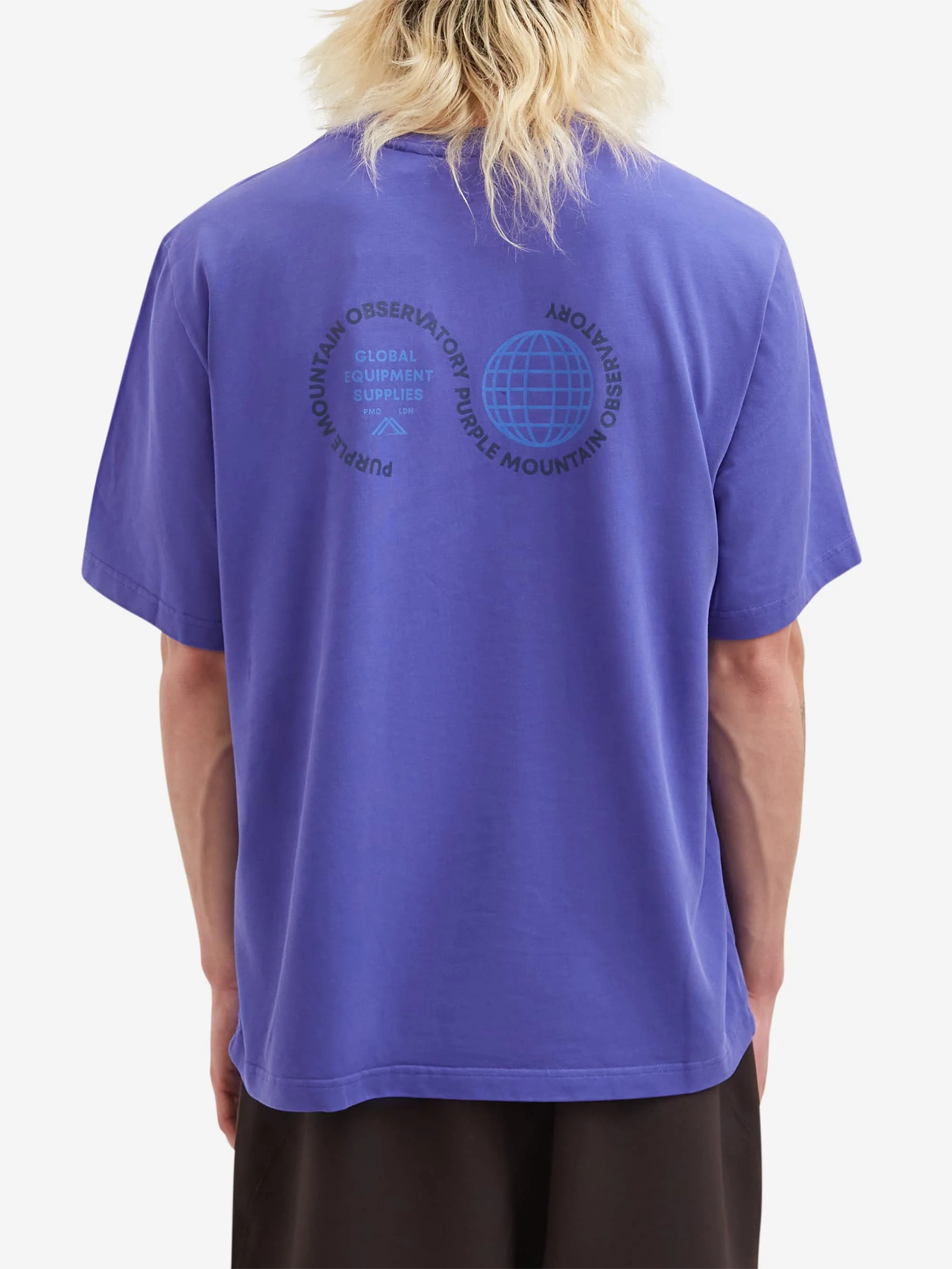 Purple Mountain Observatory Globe SS Tee - Purple - Image 5