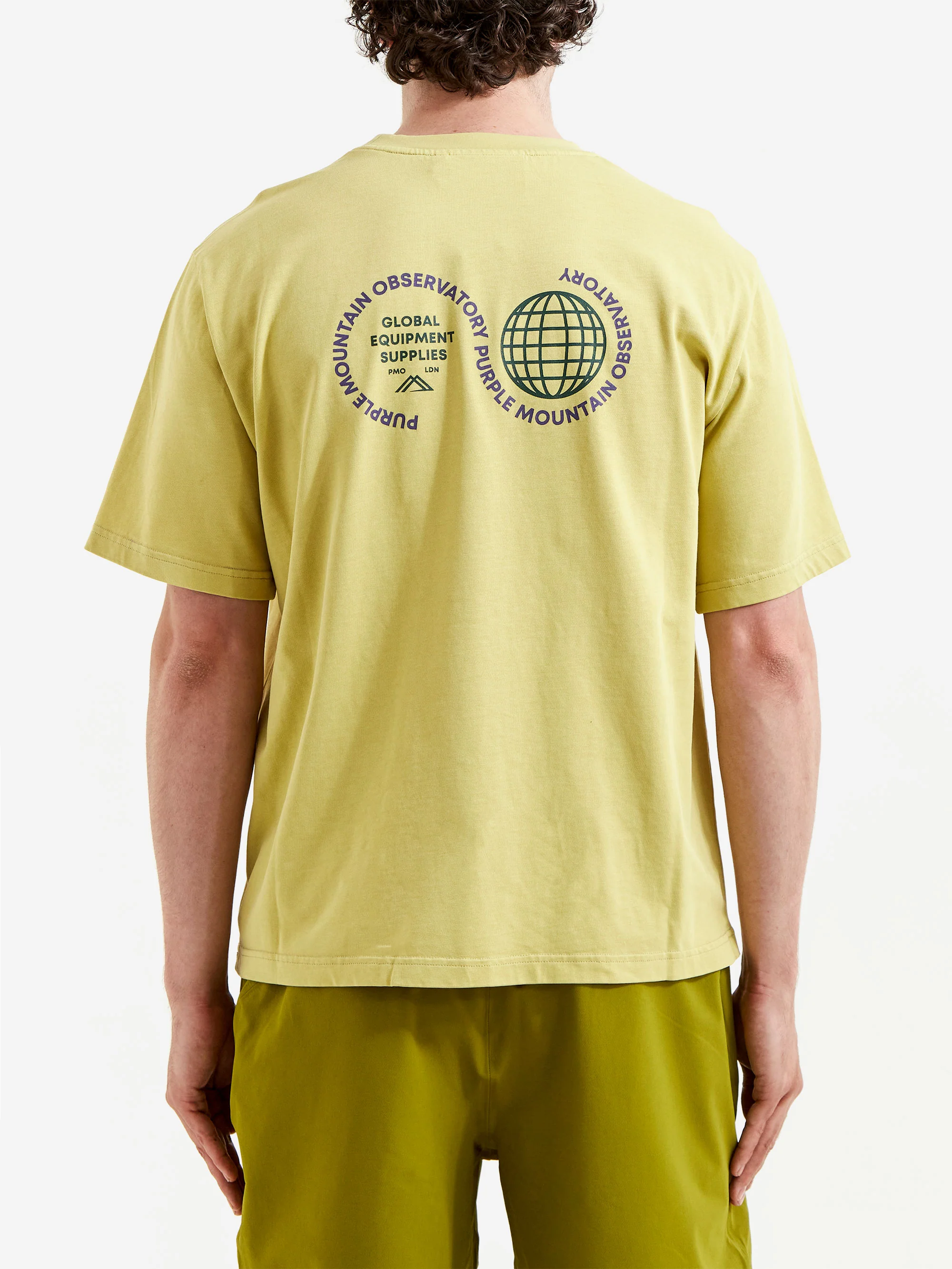 Purple Mountain Observatory Globe SS Tee - Sand - Image 6