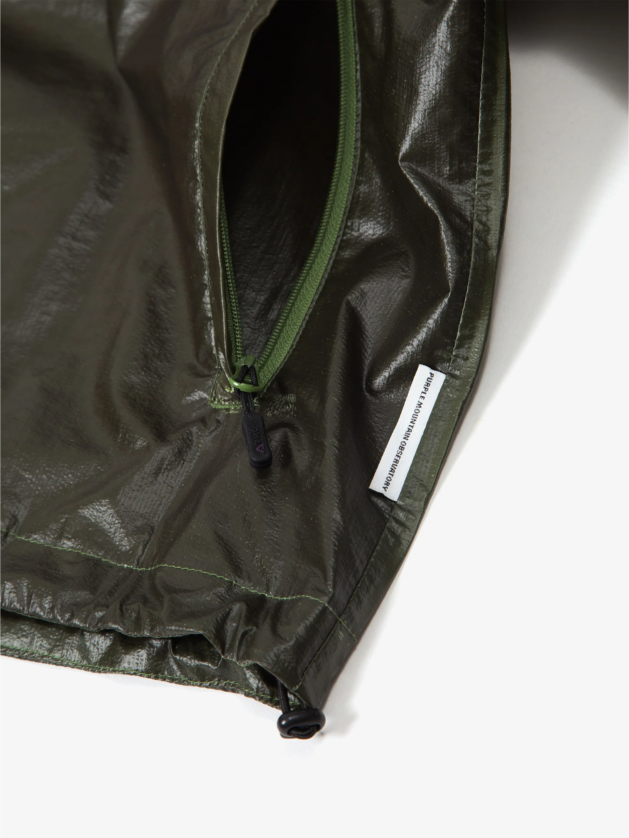 Purple Mountain Observatory Heatreactive Breeze Jacket - Khaki / Lime - Image 3