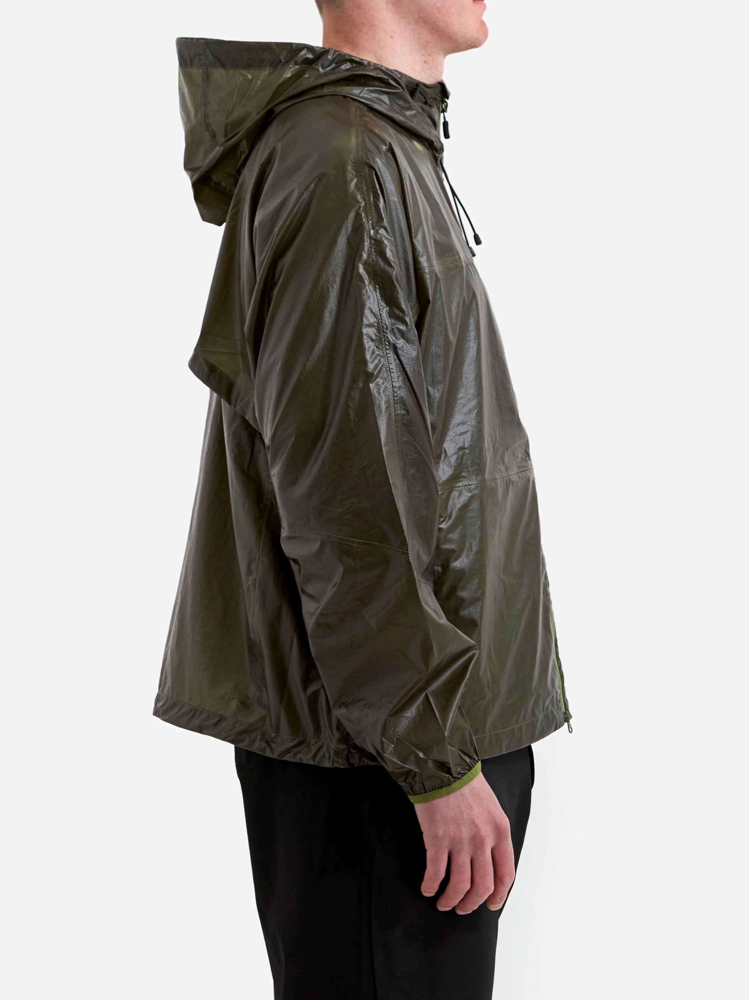Purple Mountain Observatory Heatreactive Breeze Jacket - Khaki / Lime - Image 7
