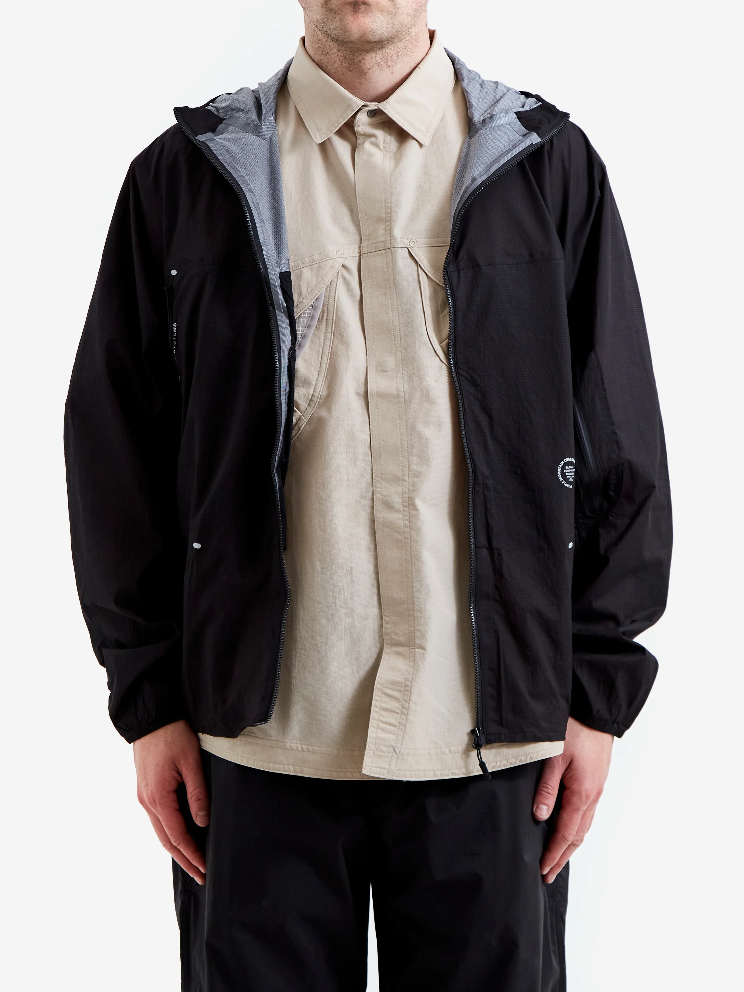 Purple Mountain Observatory Packaway Stinger Jacket  - Black - Image 5