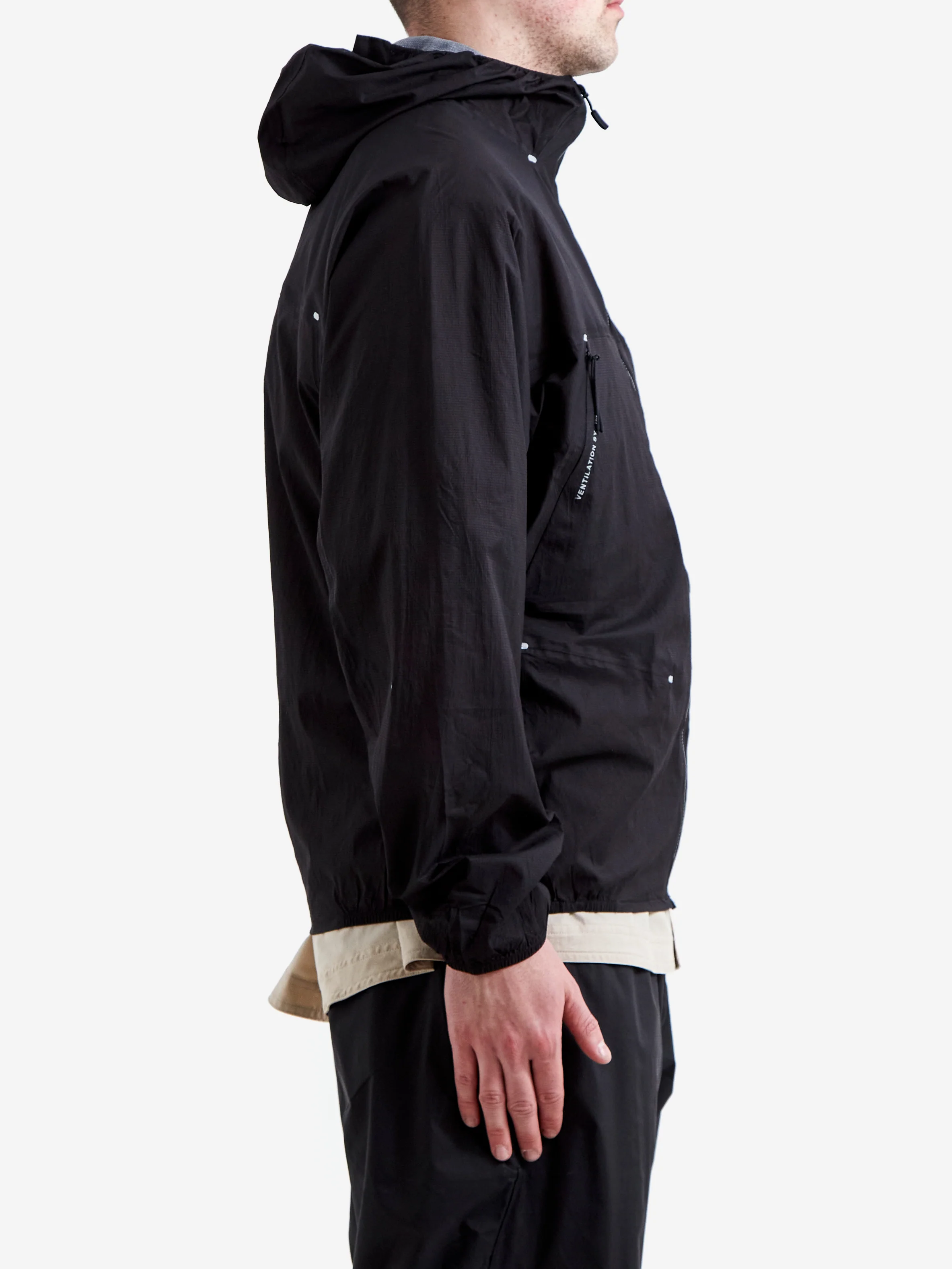 Purple Mountain Observatory Packaway Stinger Jacket  - Black - Image 6