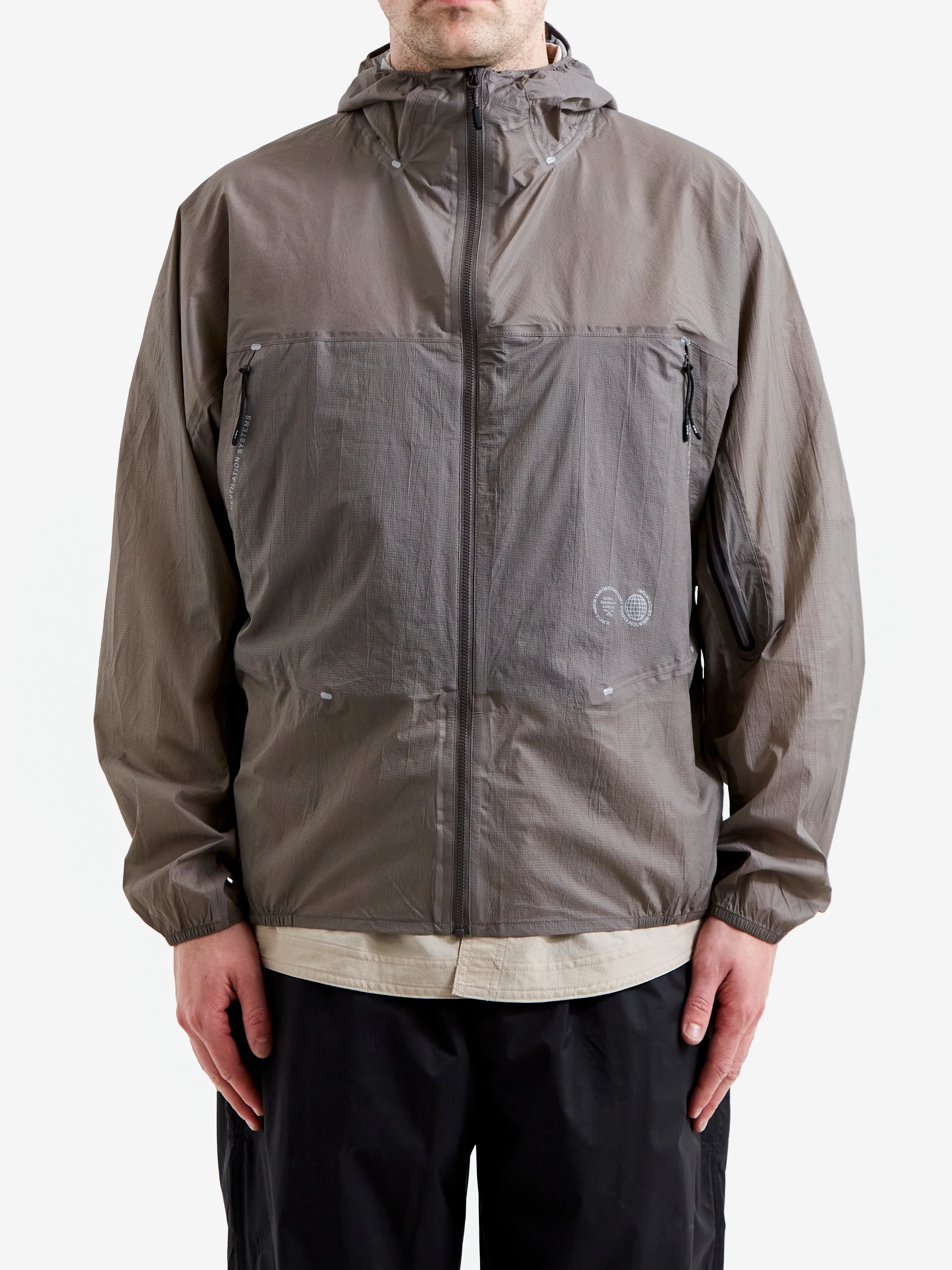 Purple Mountain Observatory Packaway Stinger Jacket - Concrete - Image 2