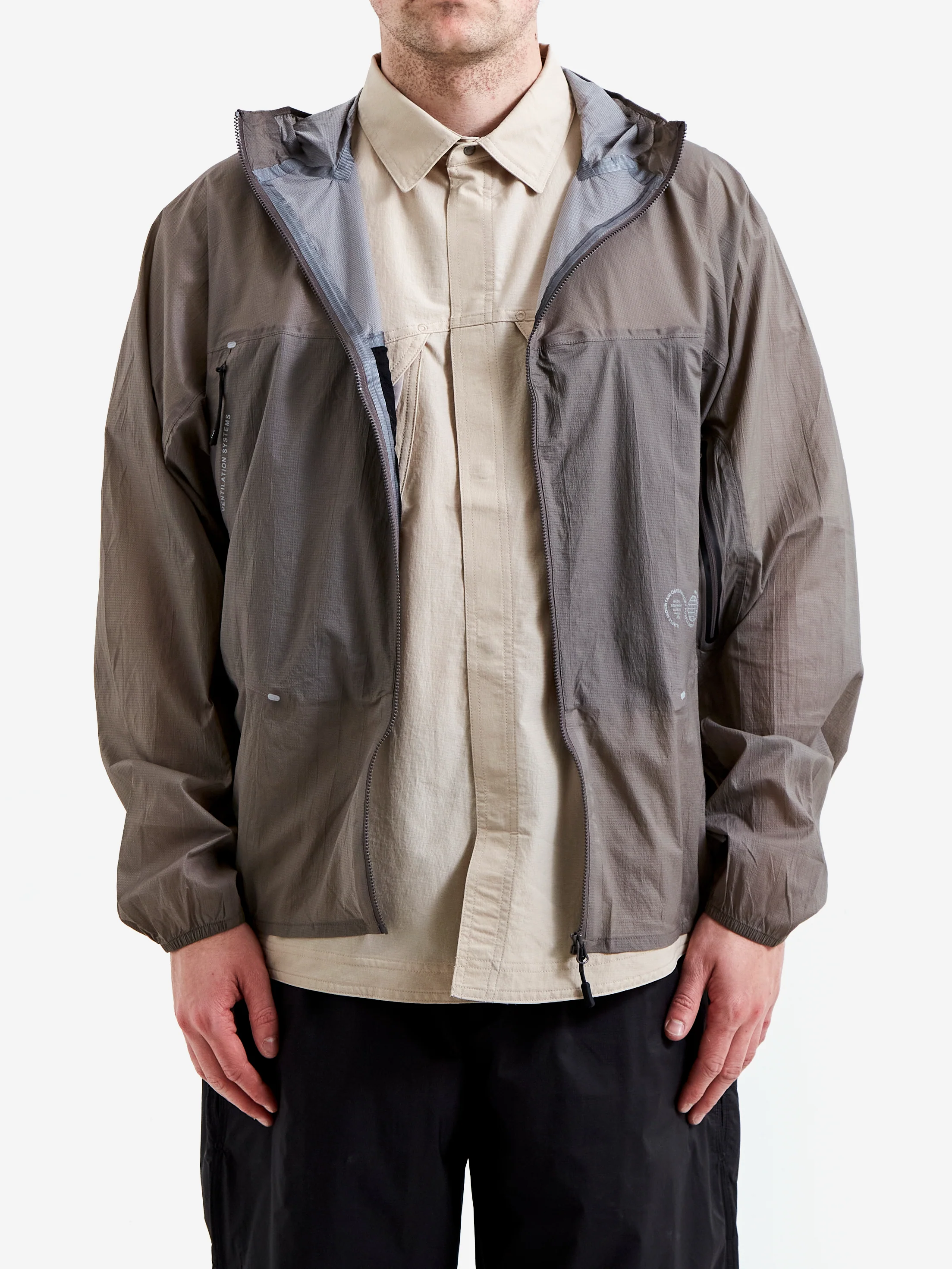 Purple Mountain Observatory Packaway Stinger Jacket - Concrete - Image 5