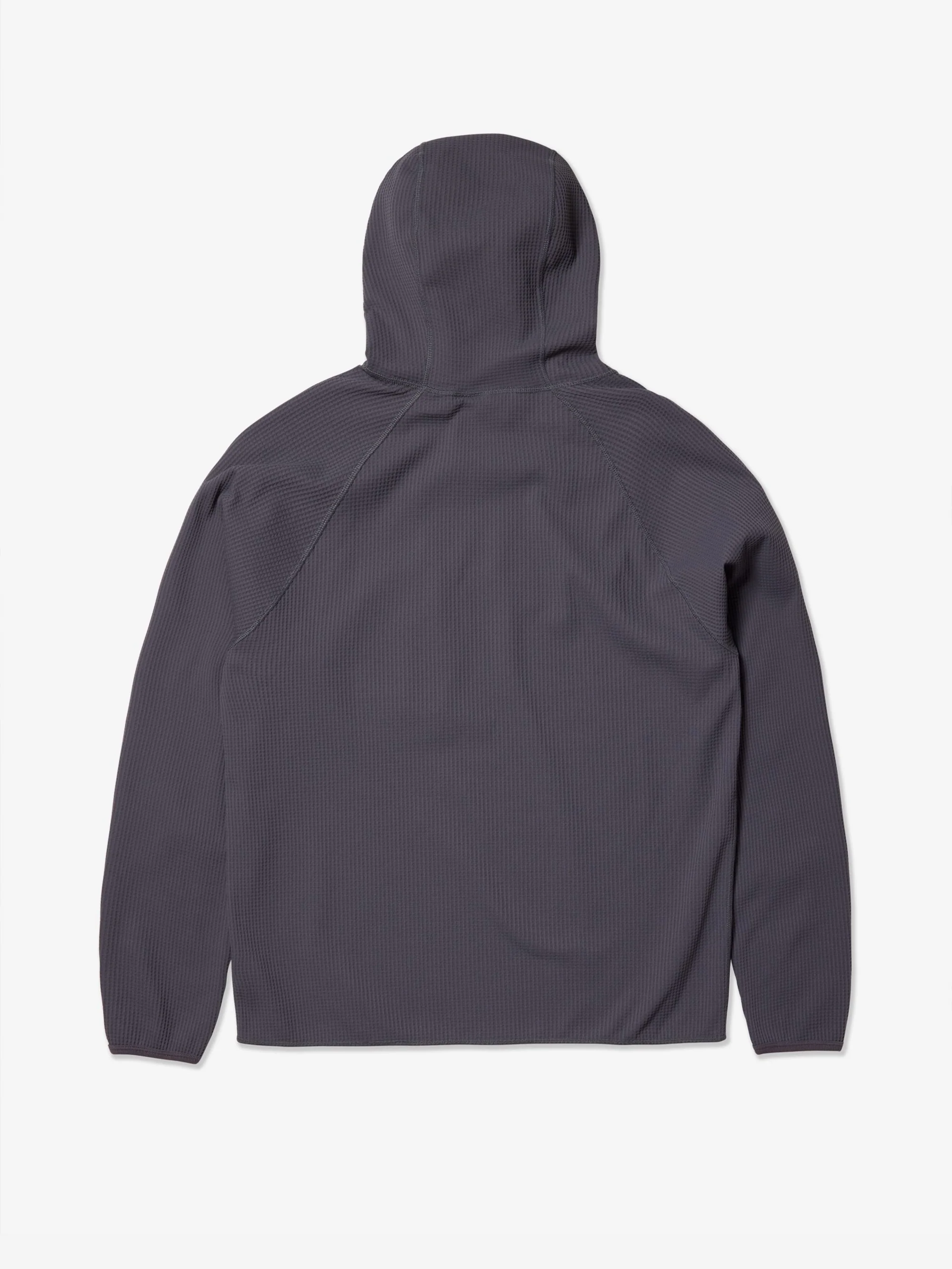 Purple Mountain Observatory Waffle Balaclava Hoodie - Charcoal - Image 3