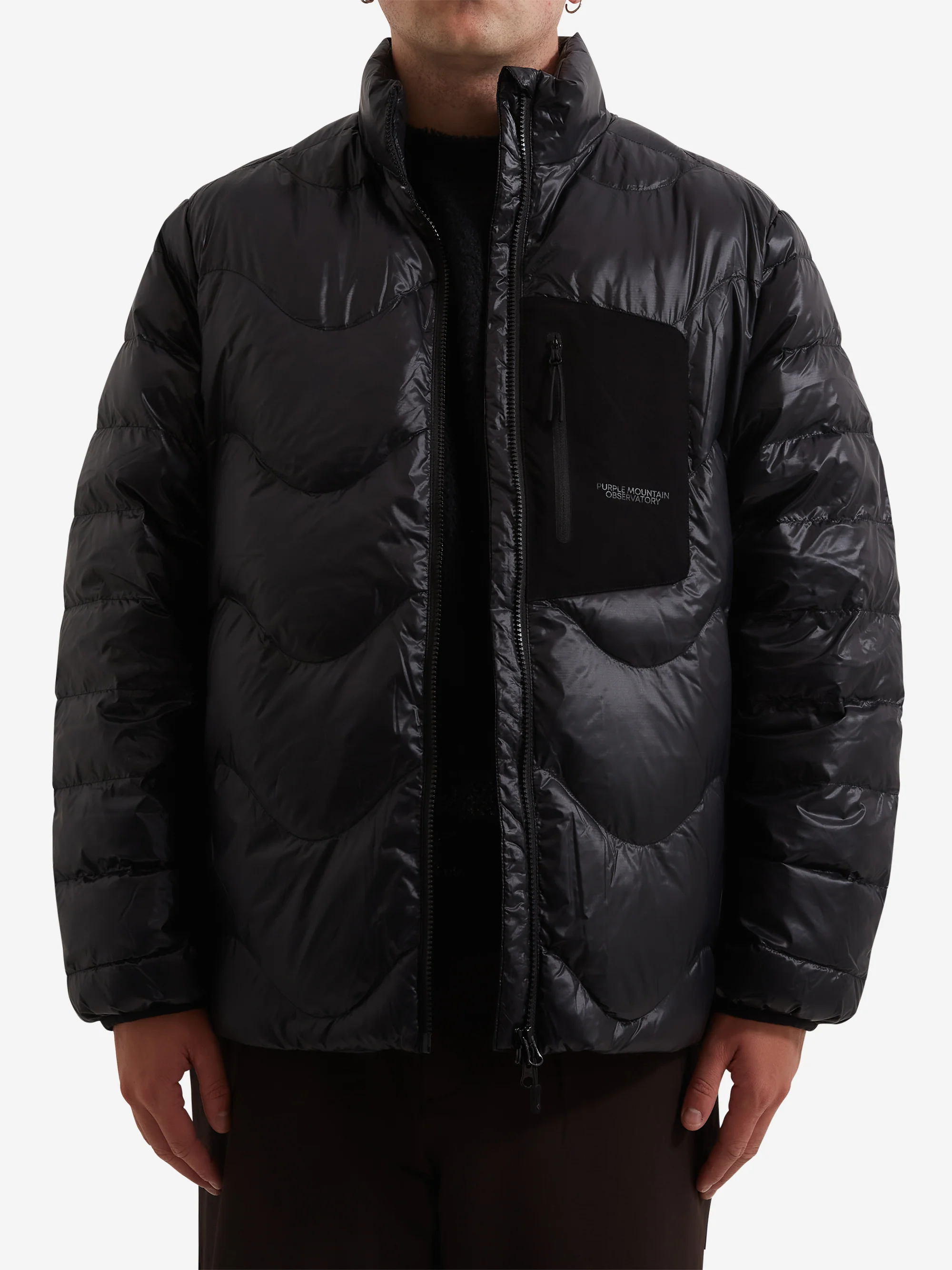 Purple Mountain Observatory Waves Light Puffer - Black - Image 2