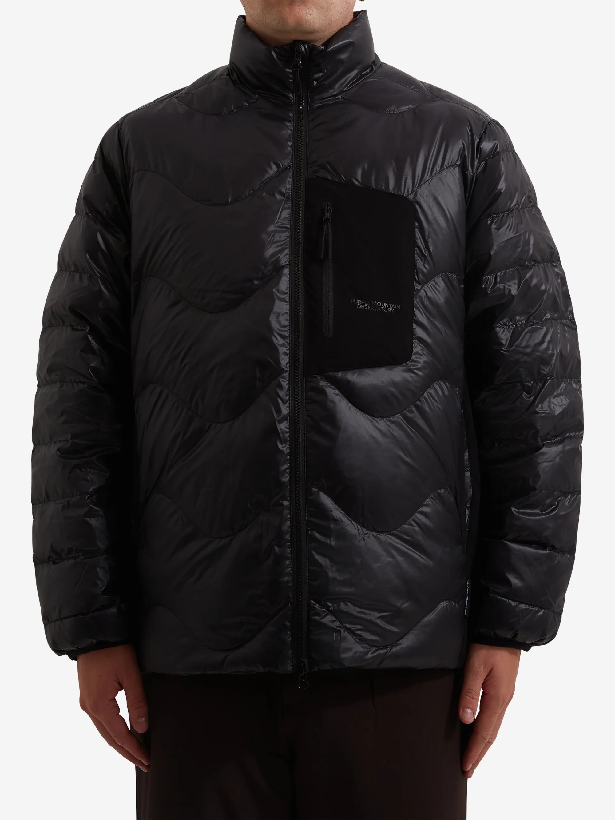 Purple Mountain Observatory Waves Light Puffer - Black - Image 4