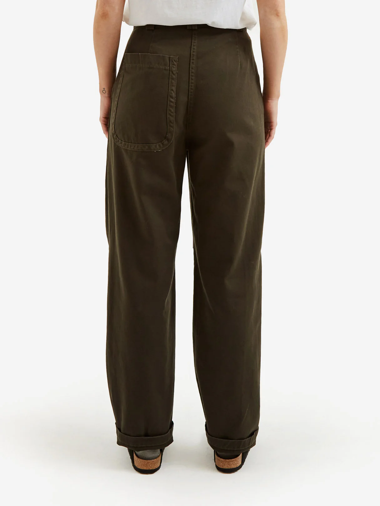 Rachel Comey Farris Pant - Dark Olive - Image 5