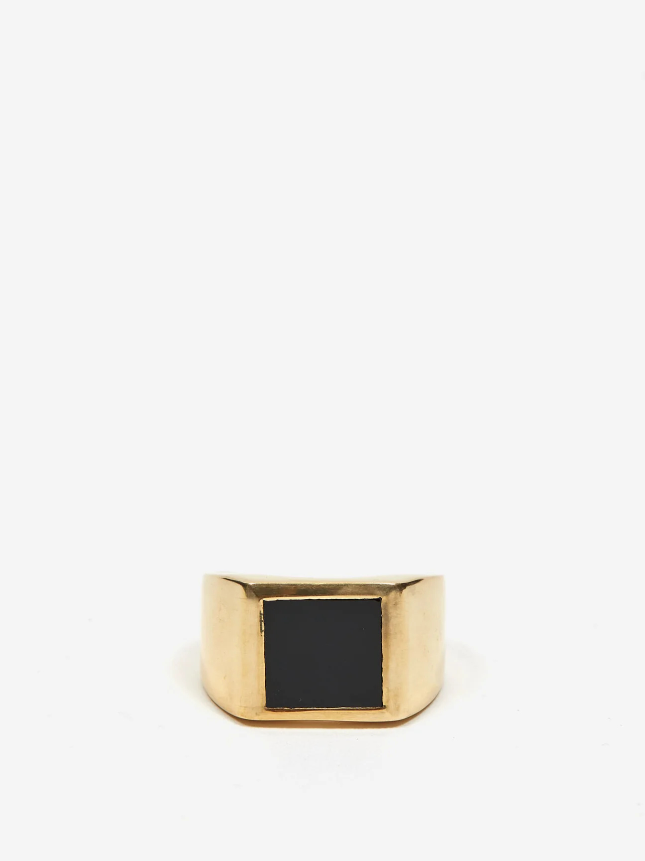 Rachel Entwistle Plato Signet Ring - Gold Vermeil/Black Onyx - Image 2