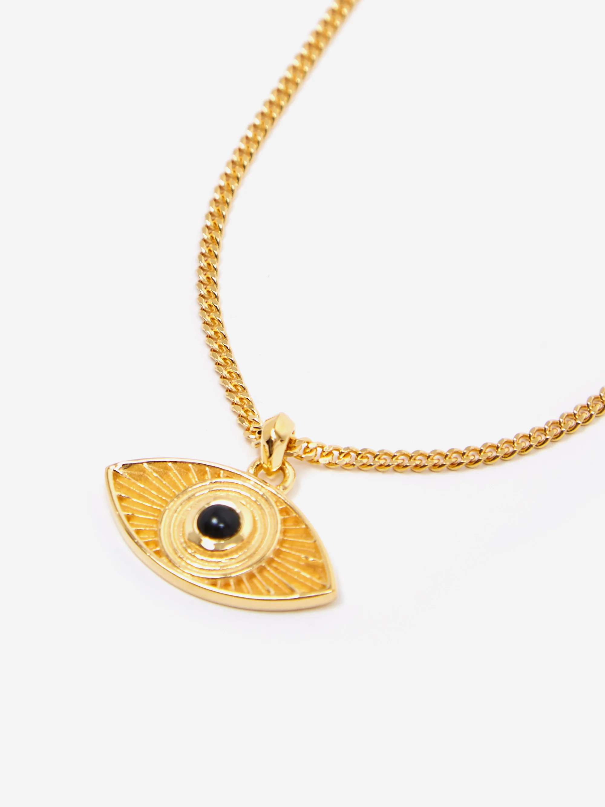 Rachel Entwistle Rays Of Light Pendant - Gold/Black Onyx - Image 3