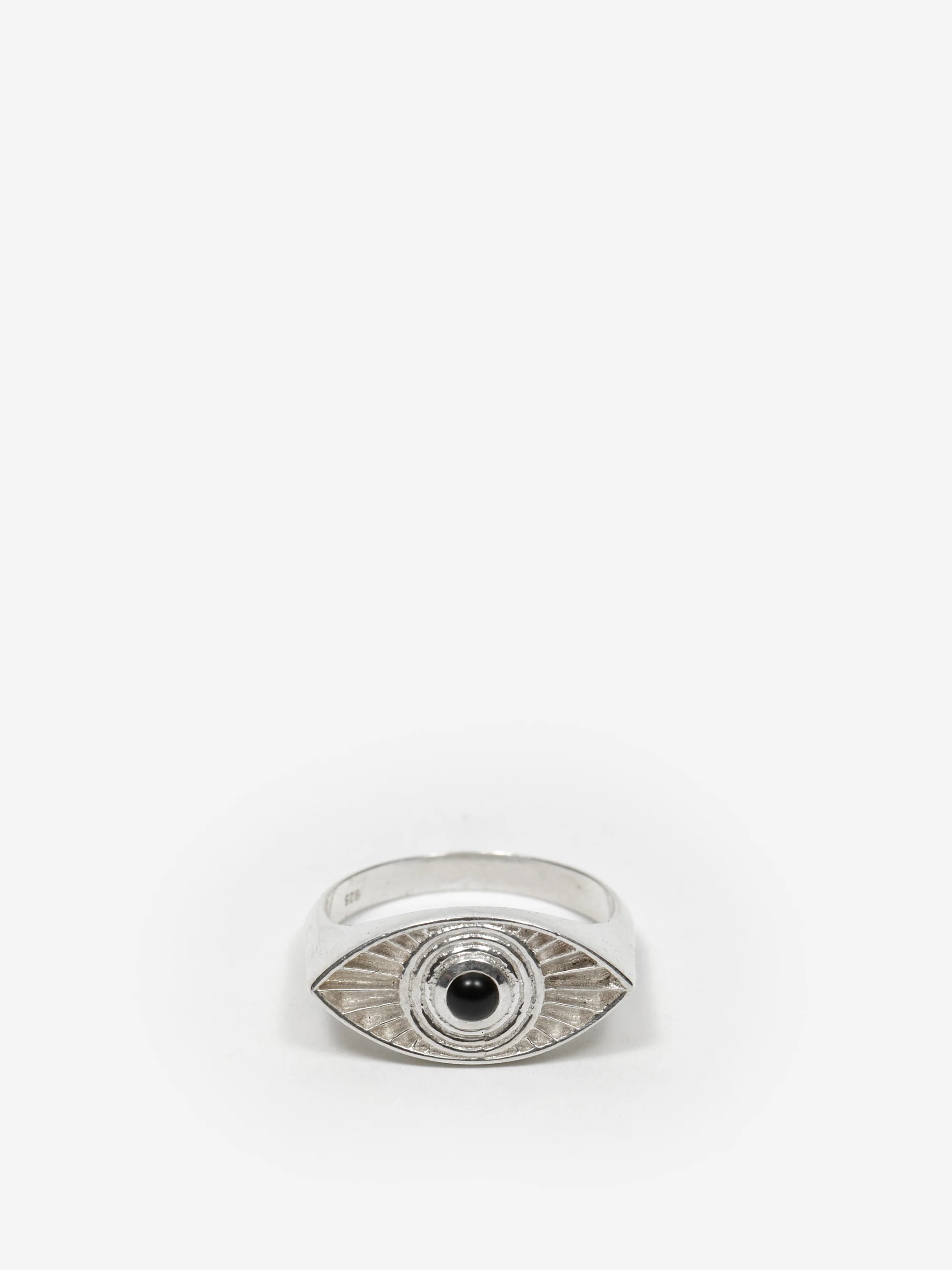 Rachel Entwistle Rays Of Light Ring - Silver/Black Onyx - Image 2