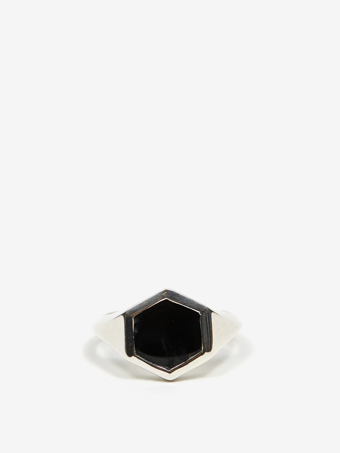 Rachel Entwistle Varo Signet Ring - Sterling Silver/Black Onyx - Image 2