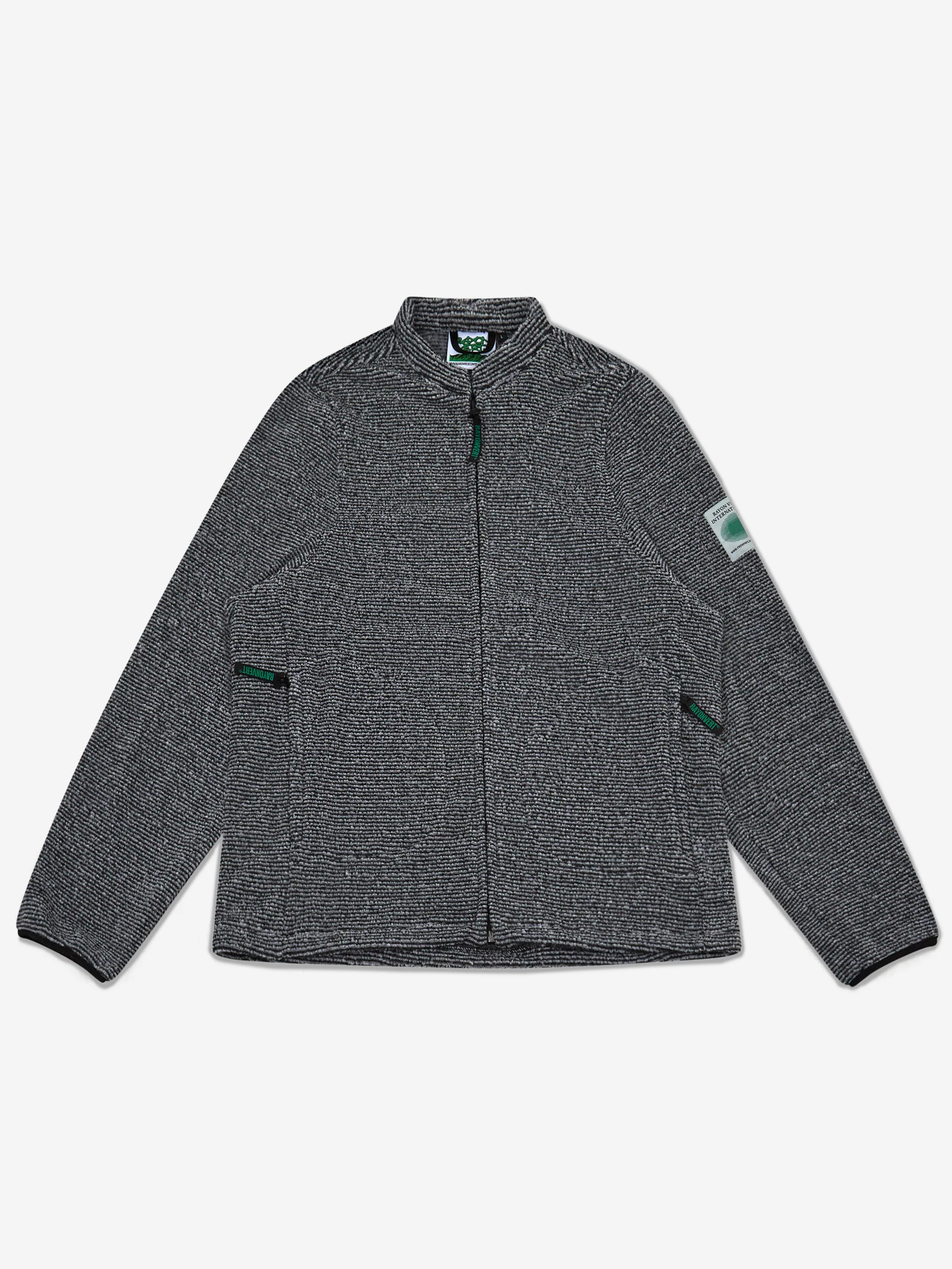 Rayon Vert Becco Fleece - Obsidian Black