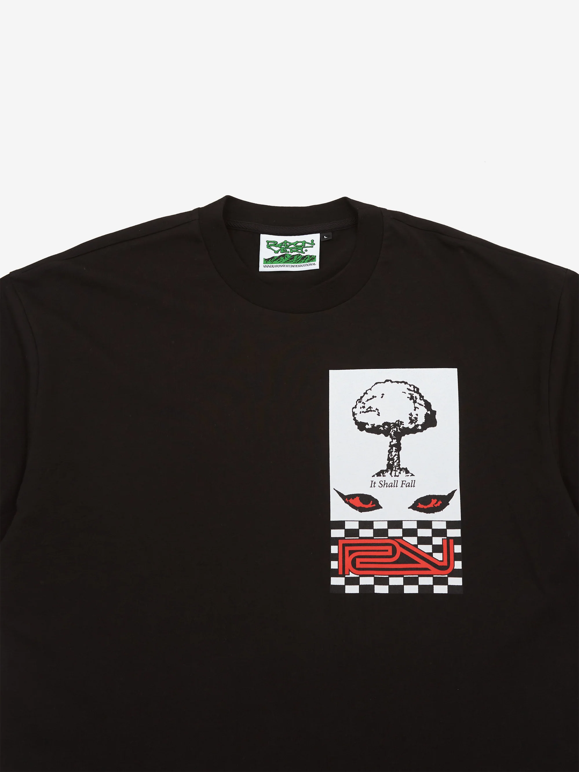 Rayon Vert Gondwana T-Shirt - Golgotha Black - Image 3