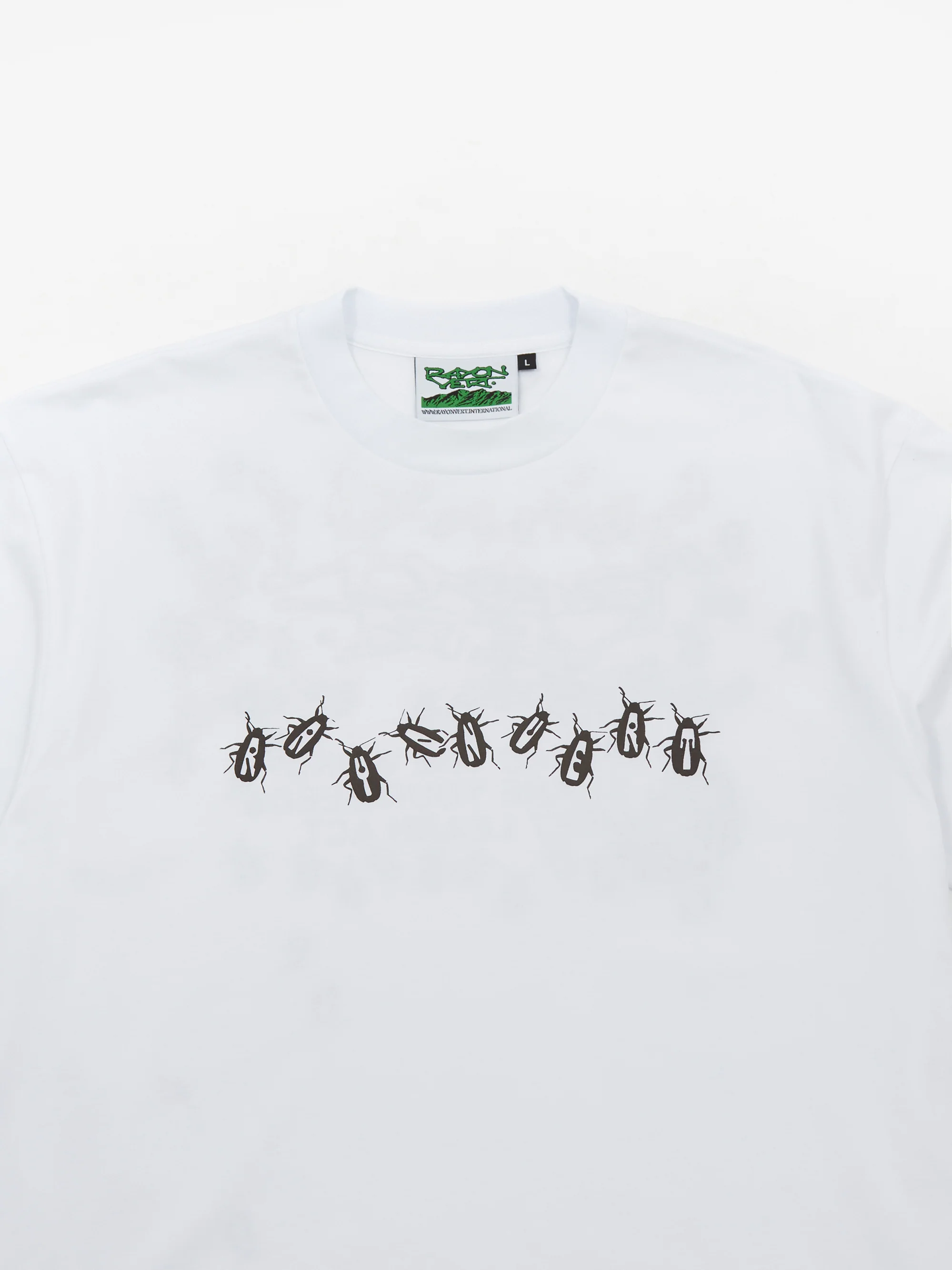 Rayon Vert Kakerlaken T-Shirt - Ghost White - Image 3