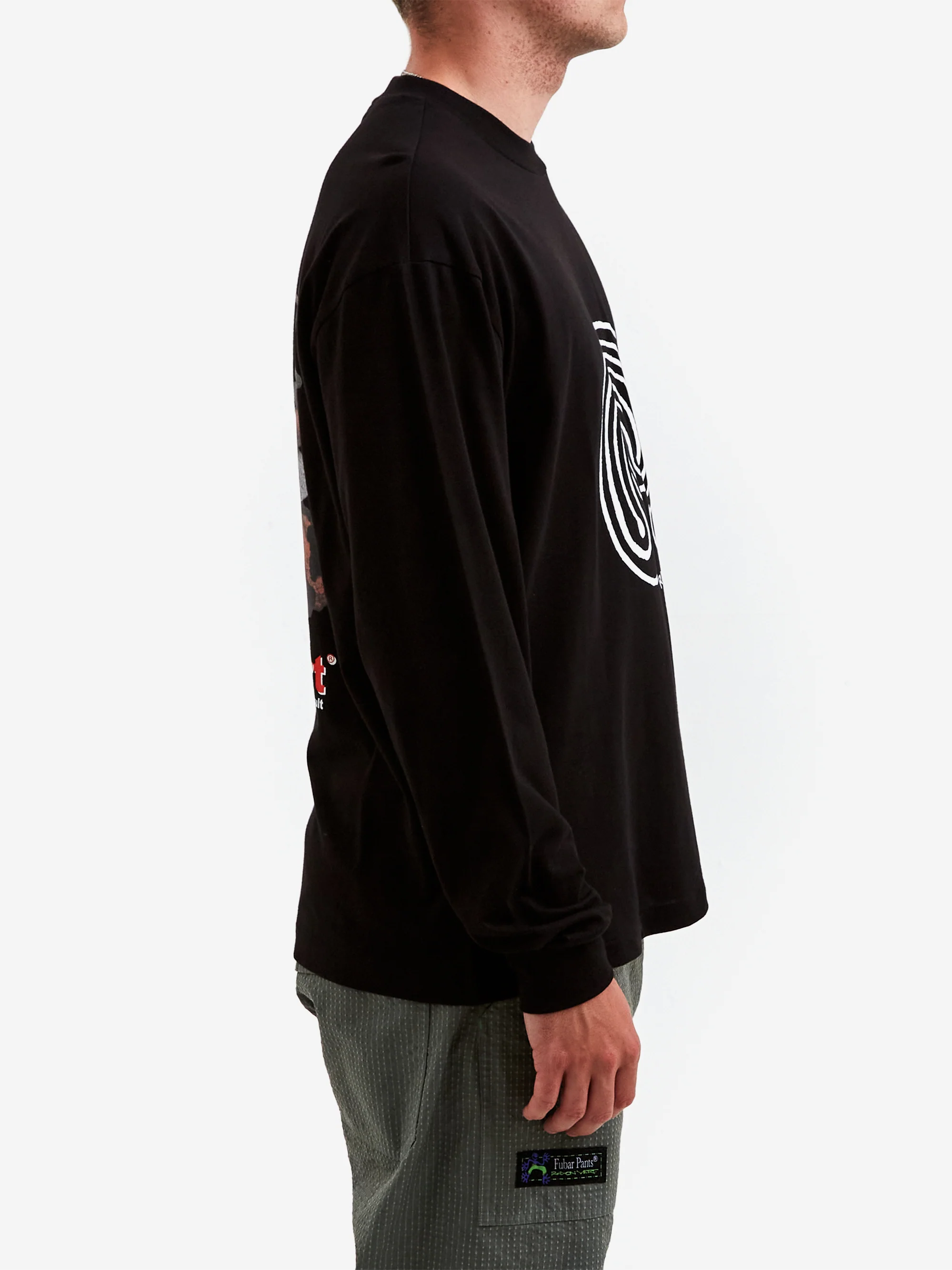 Rayon Vert Kern Long Sleeve Shirt - Golgotha Black - Image 5