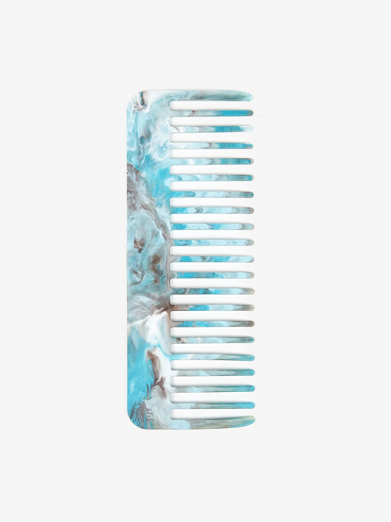 RE=COMB Recycled Plastic Hair Comb - Kingfisher - Image 3