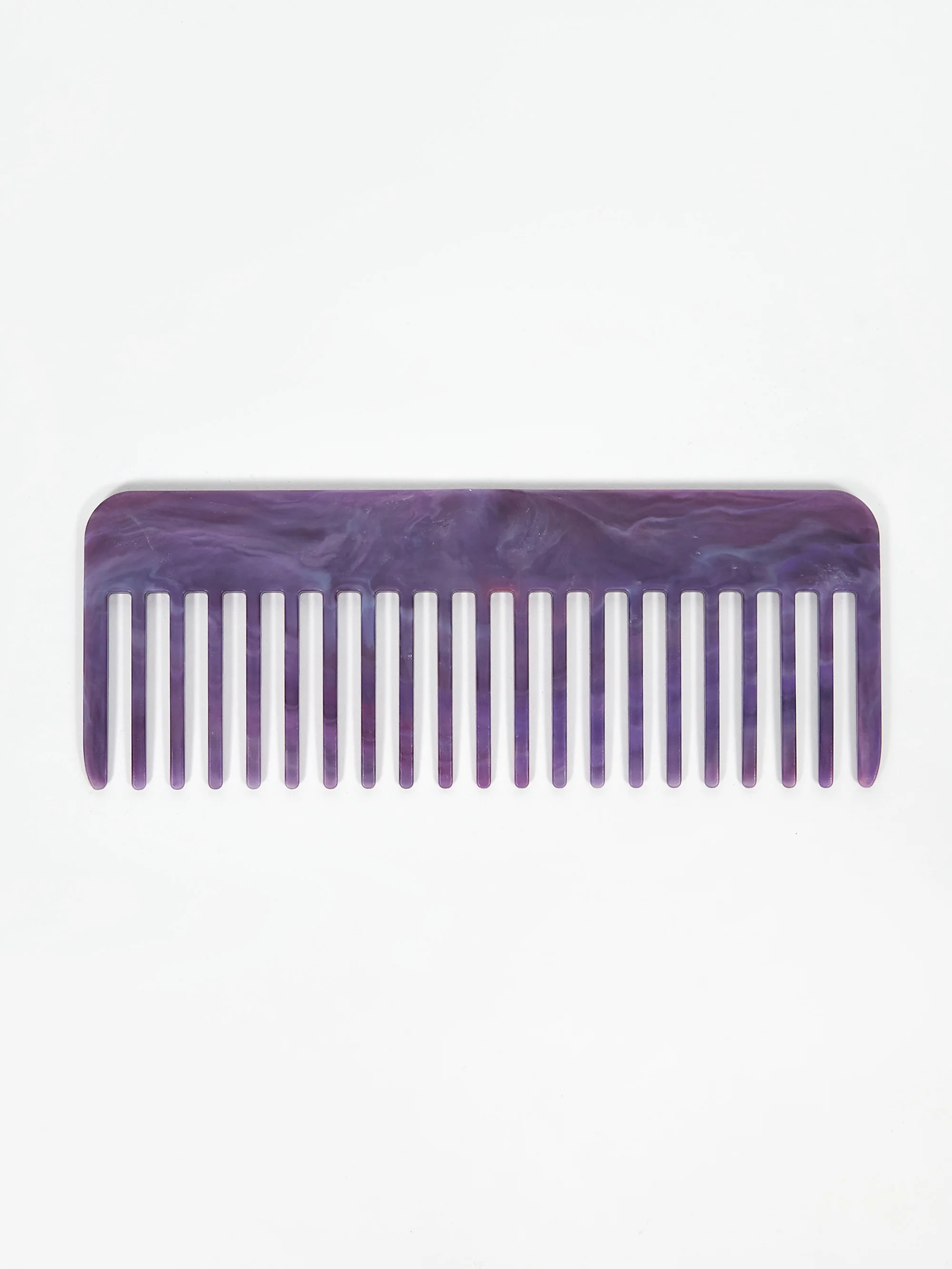 RE=COMB Recycled Plastic Hair Comb - Purple - Image 4