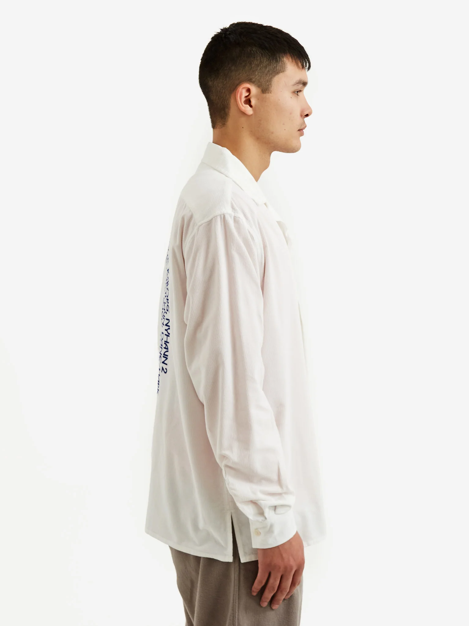 Reception Apollo Bar LS Bowling Shirt - White - Image 9