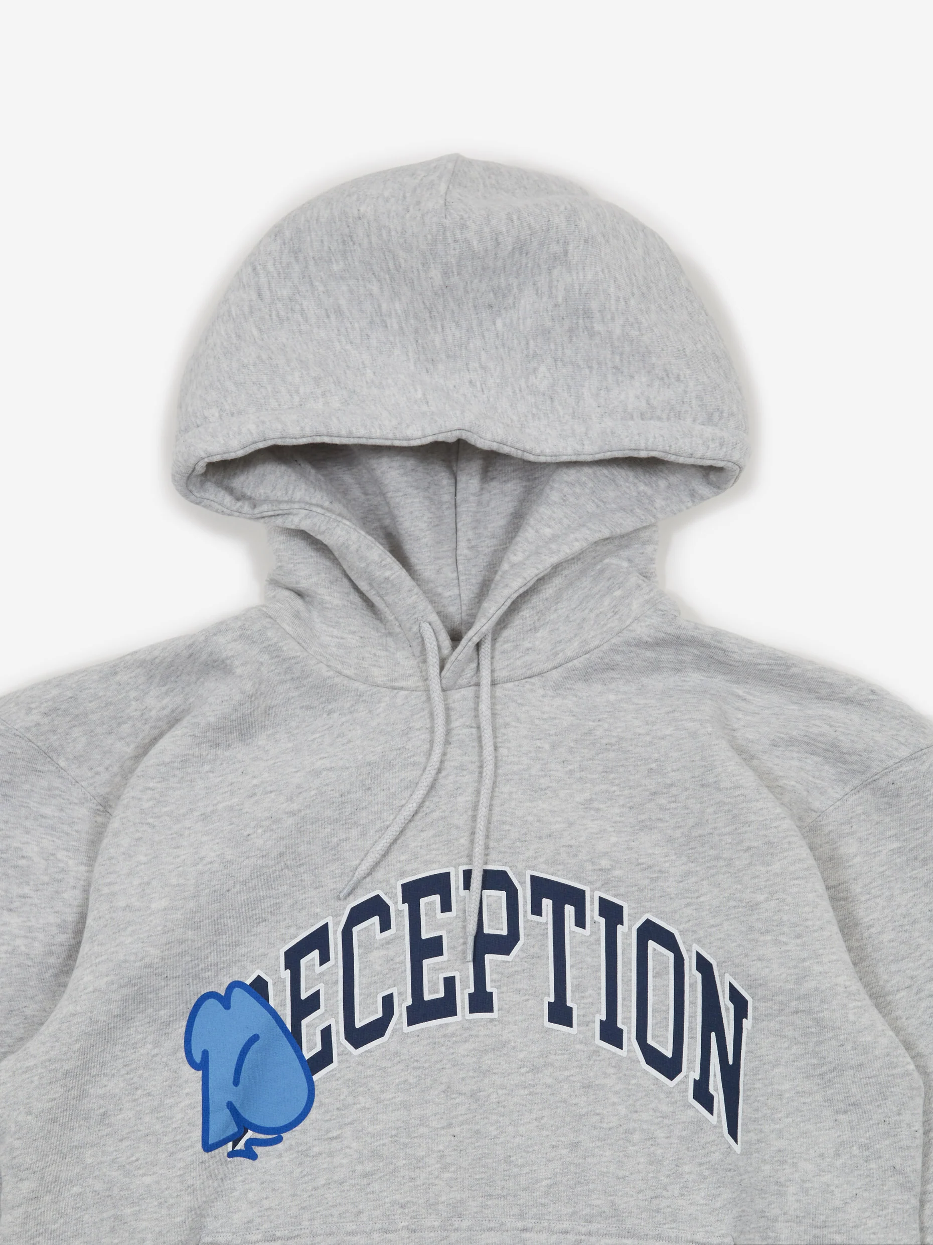 Reception Hooded Sweat Deception - Athletic Grey - Image 3