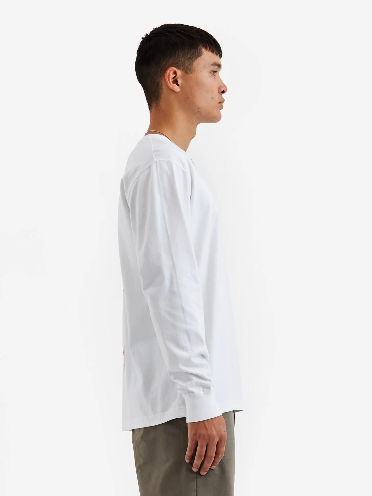 Reception Hotel Vernon Longsleeve T-Shirt - White - Image 5