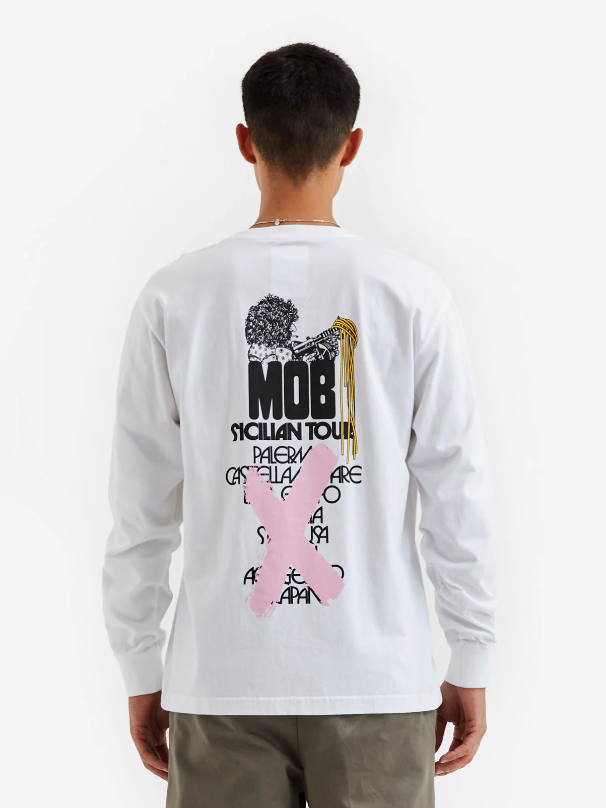 Reception Hotel Vernon Longsleeve T-Shirt - White - Image 6